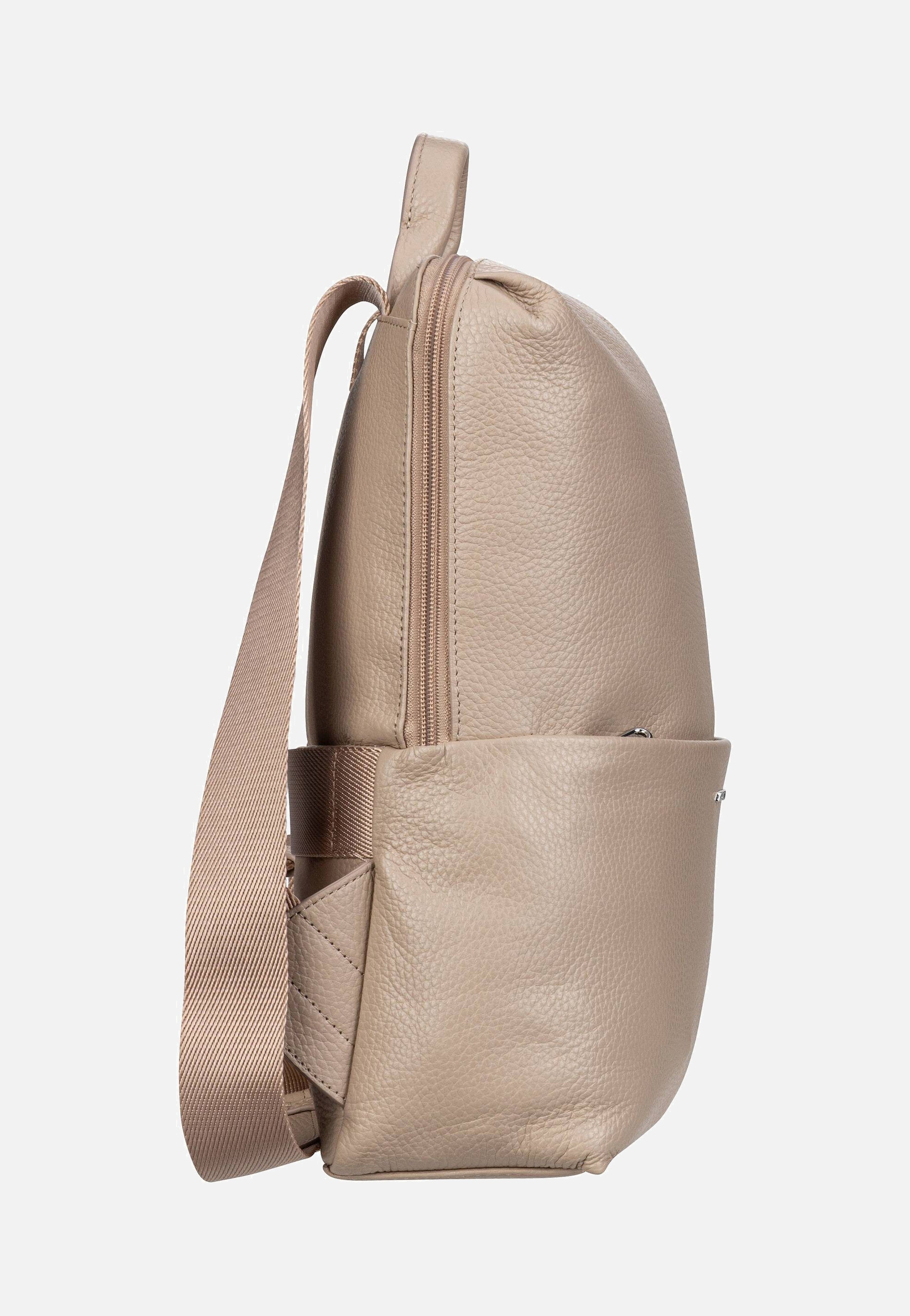 Mandarina Duck - Mellow Leather Squared FZT38 Warm Taupe - Backpack | Women-Image