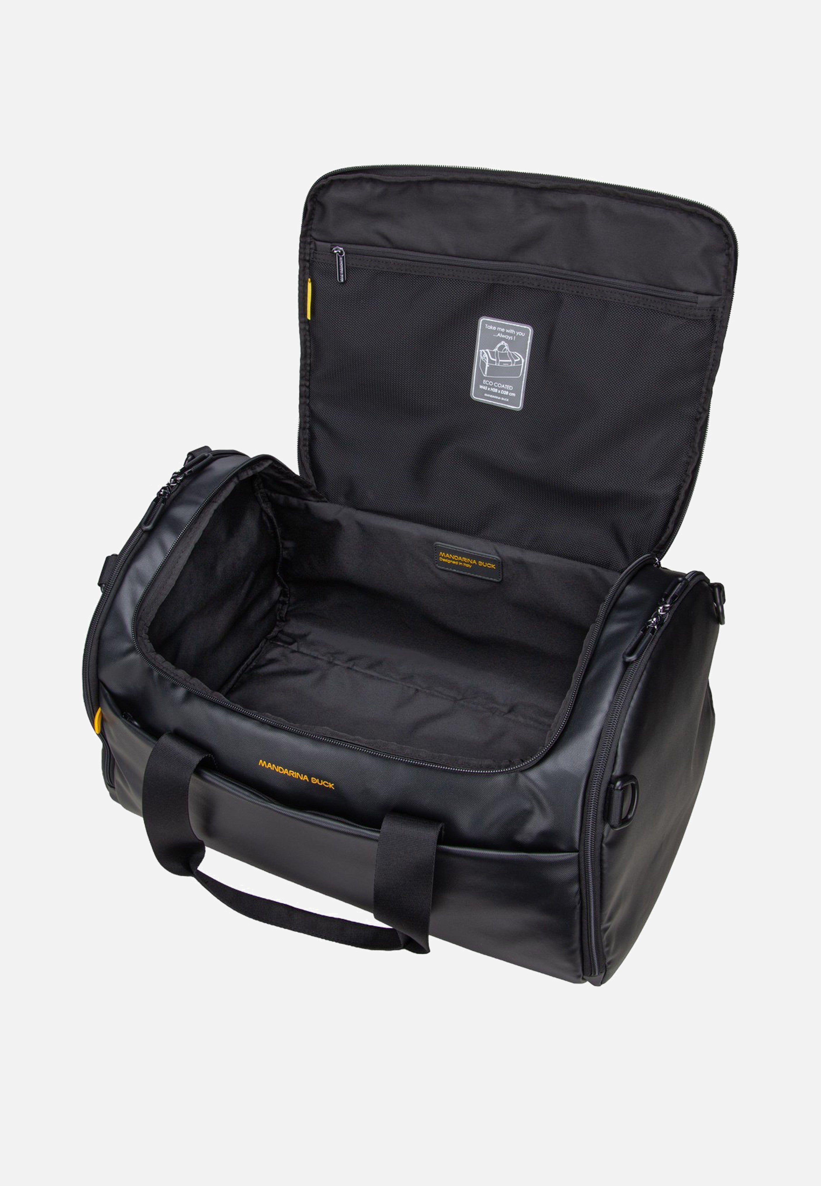 Mandarina Duck Eco Coated Duffle Black Dufflebag