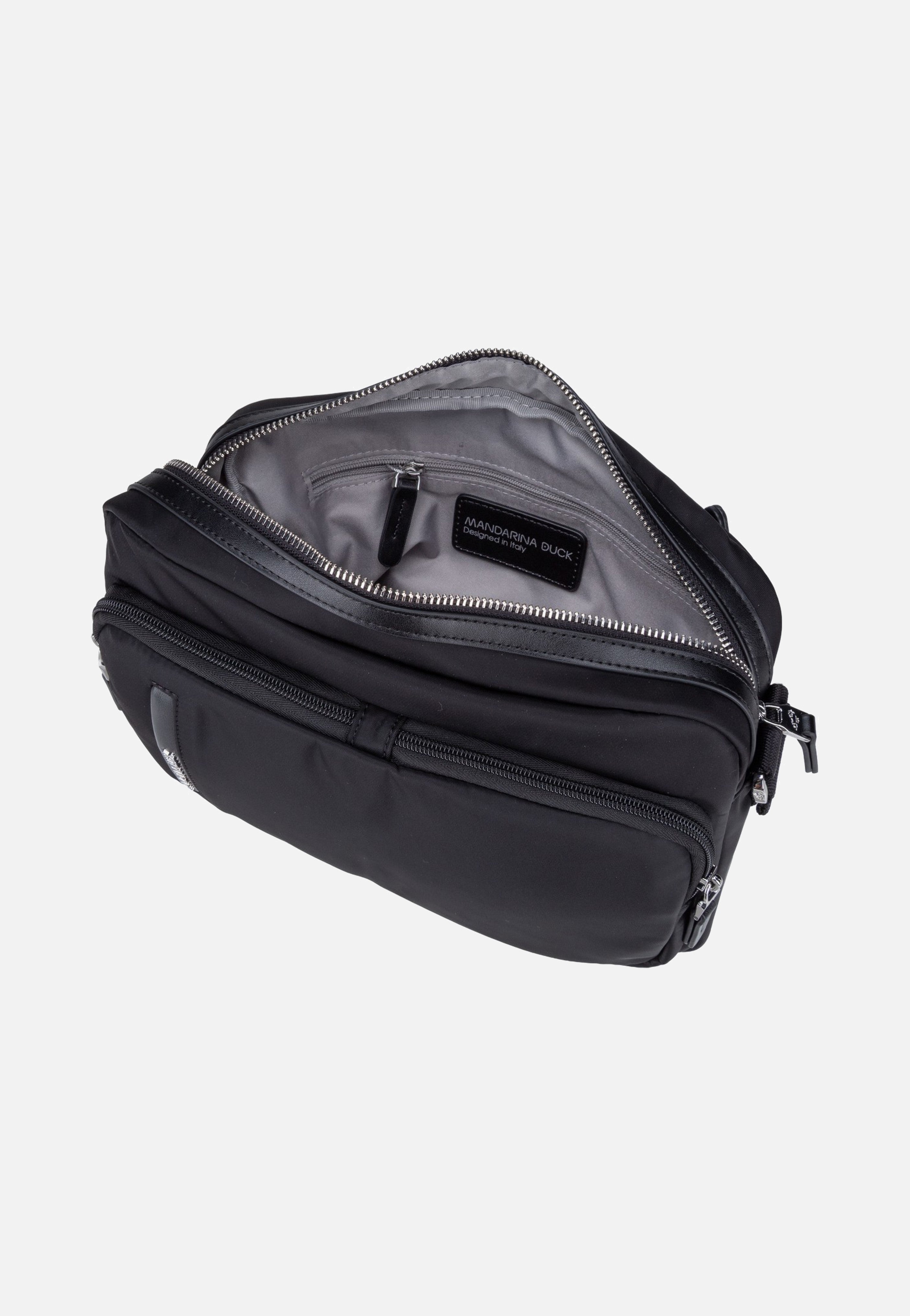 Mandarina Duck Hunter Reporter VCT60 Black Crossbody Bag
