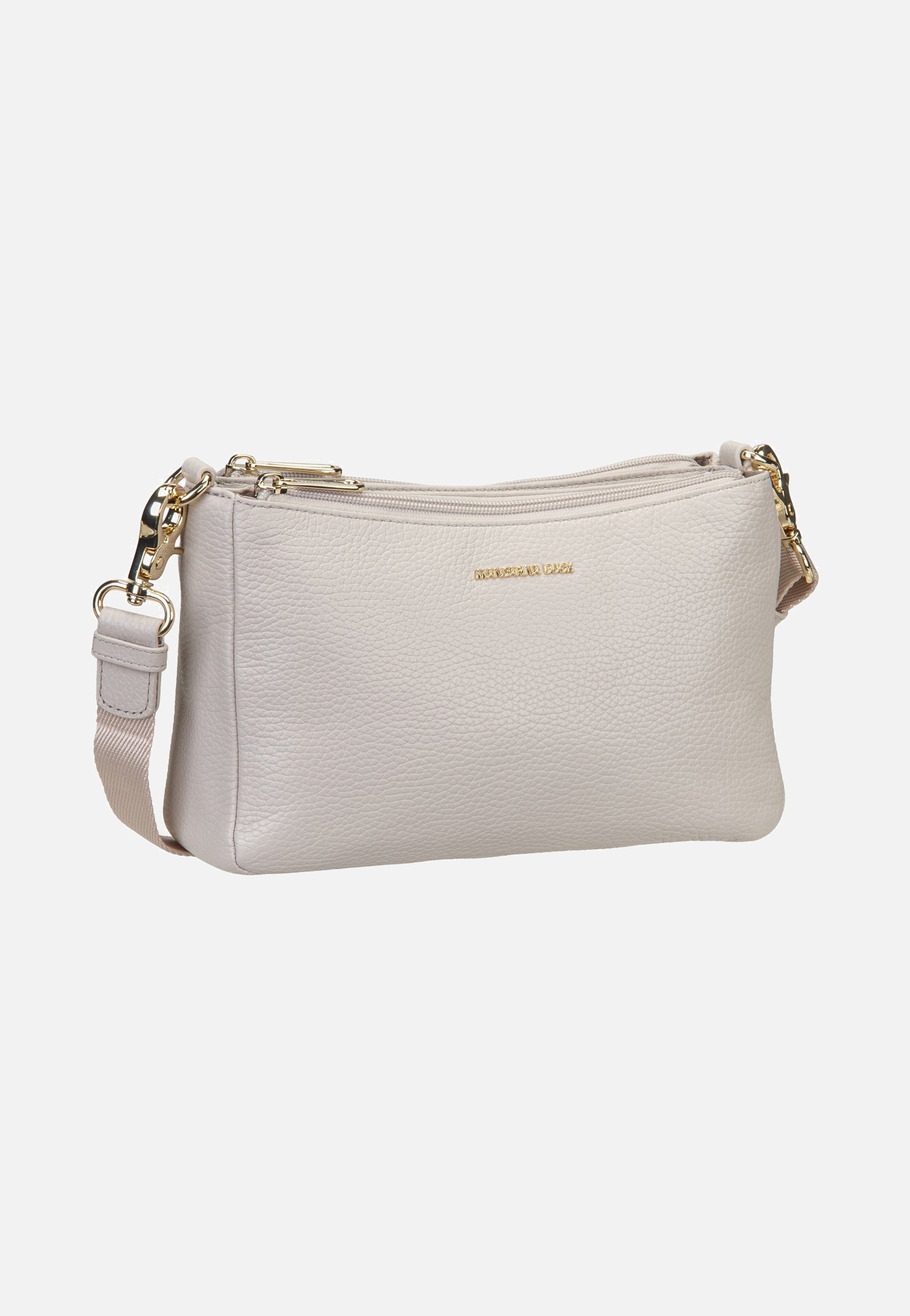 Mandarina Duck Mellow Leather Double Zipped FZTA8 Cocoon Crossbody Bag
