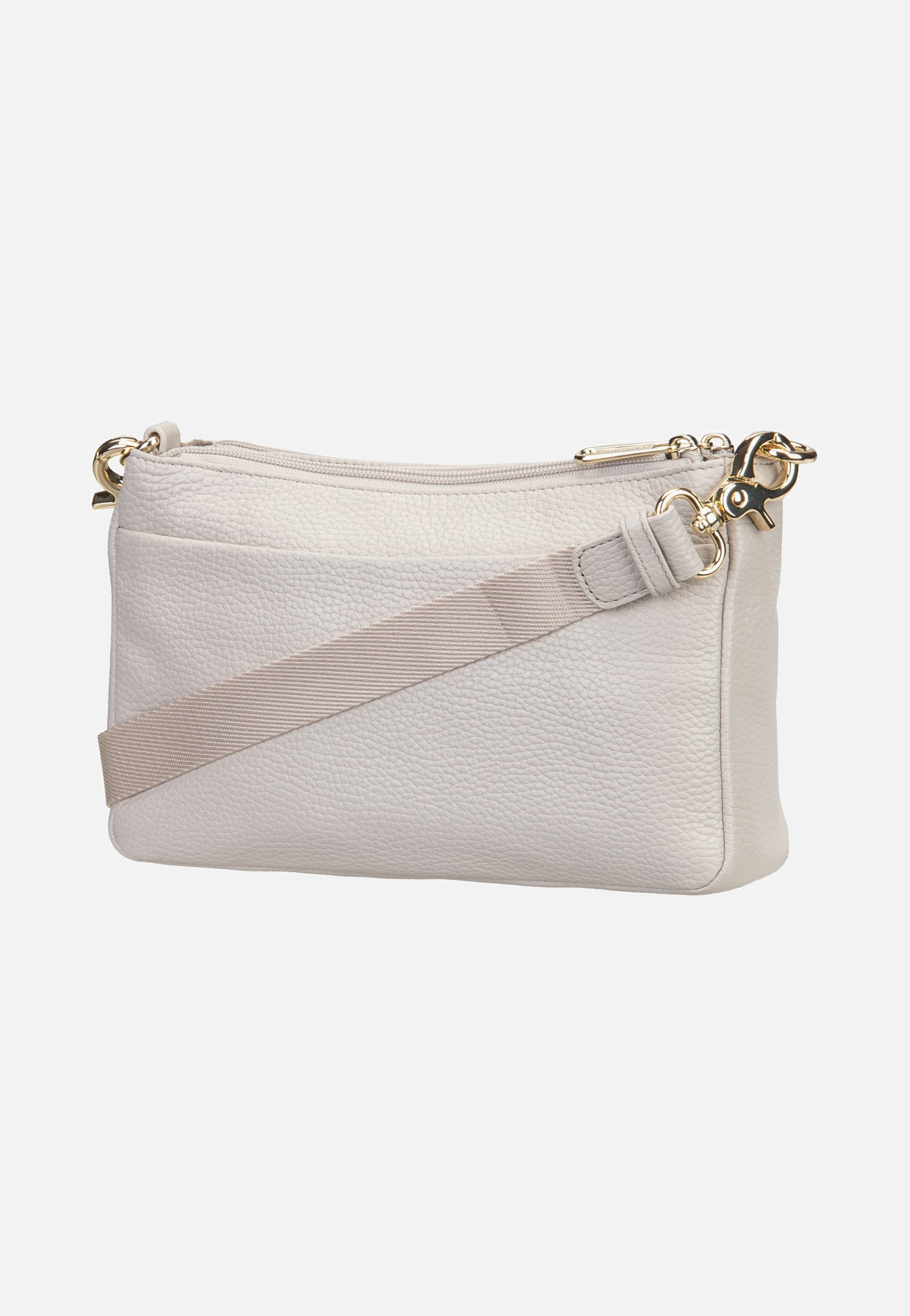 Mandarina Duck Mellow Leather Double Zipped FZTA8 Cocoon Crossbody Bag
