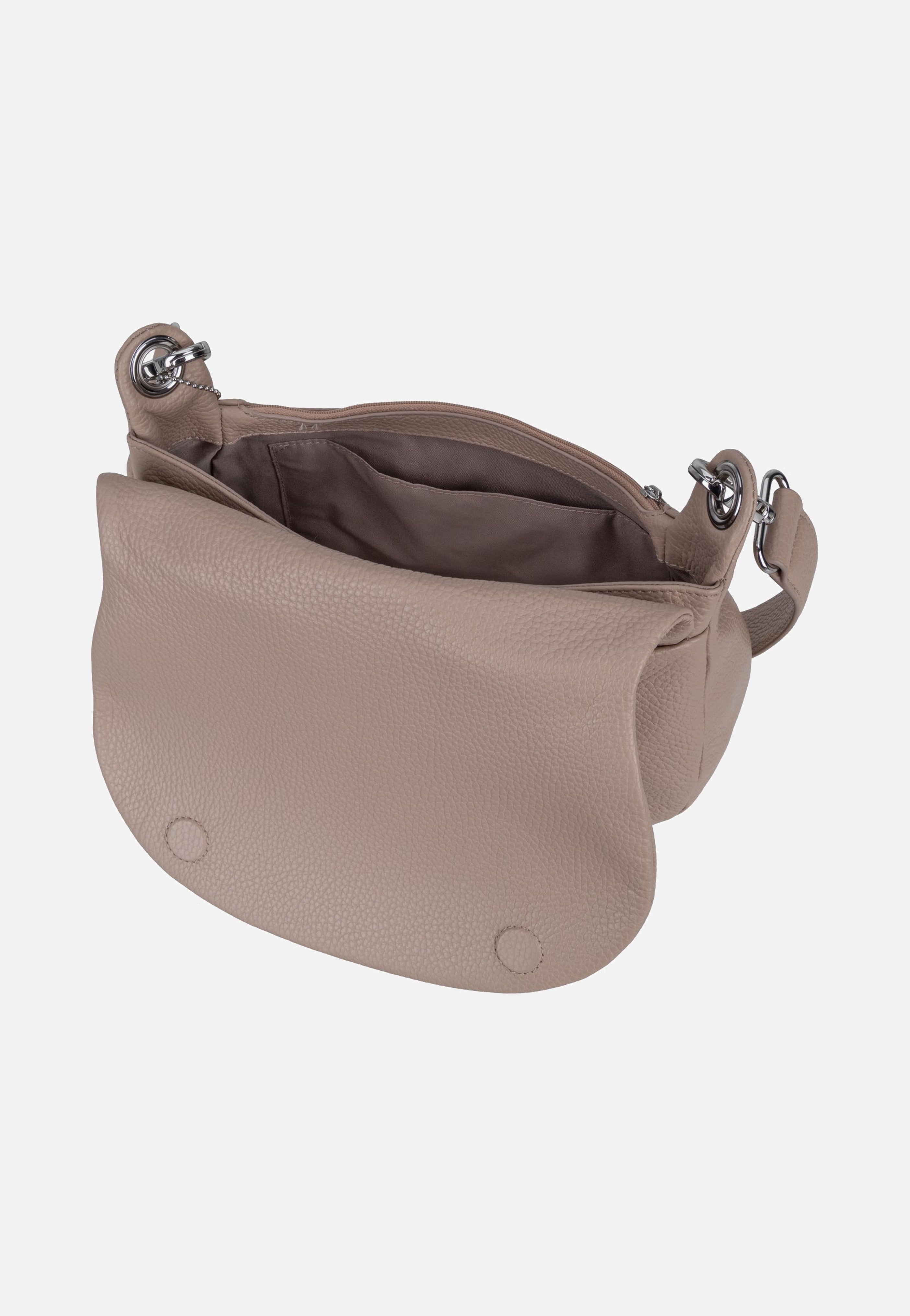 Mandarina Duck Mellow Leather Soft Hunting FZTA9 Warm Taupe Shoulder Bag