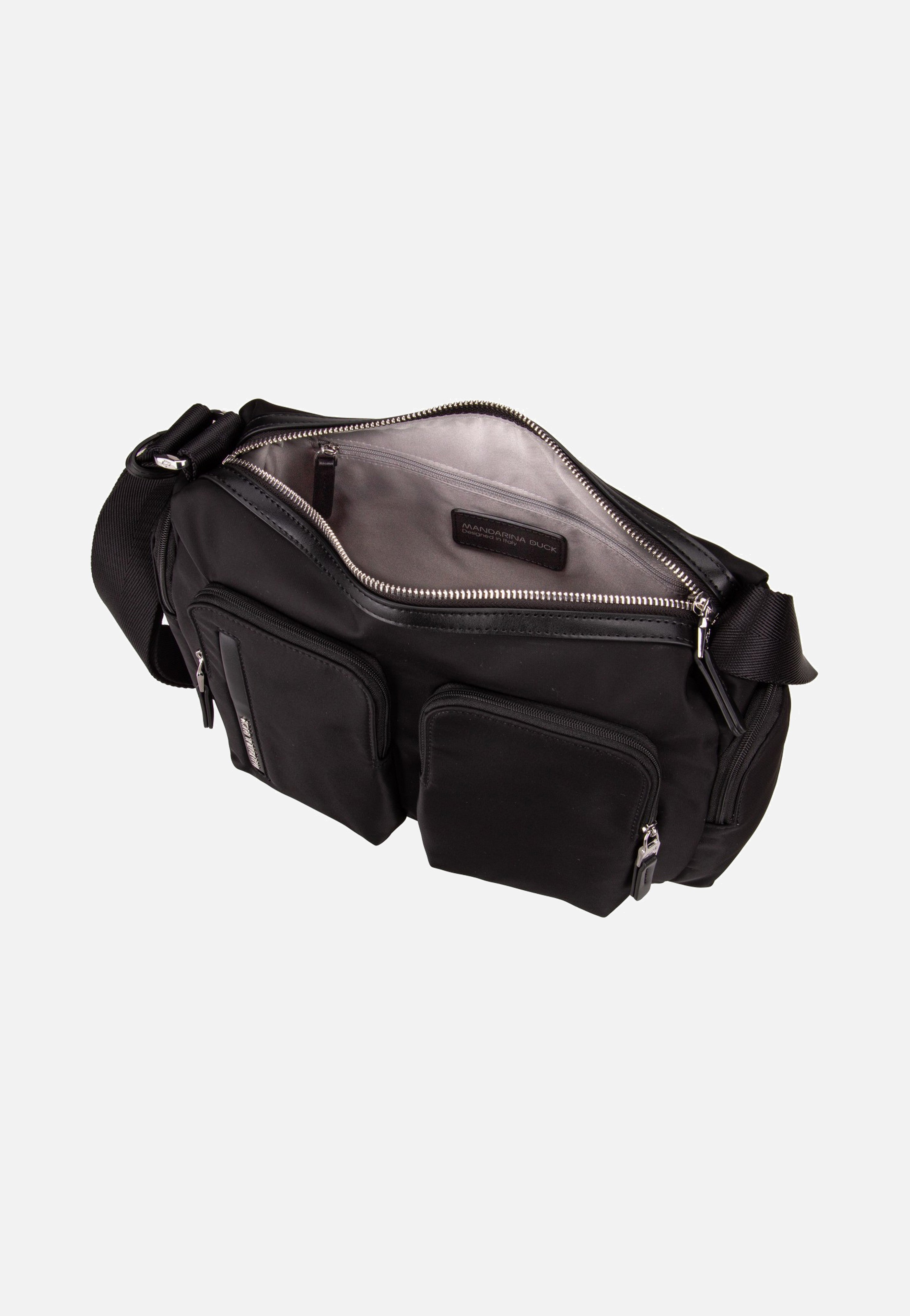 Mandarina Duck Hunter Cargo VCT54 Black Crossbody Bag