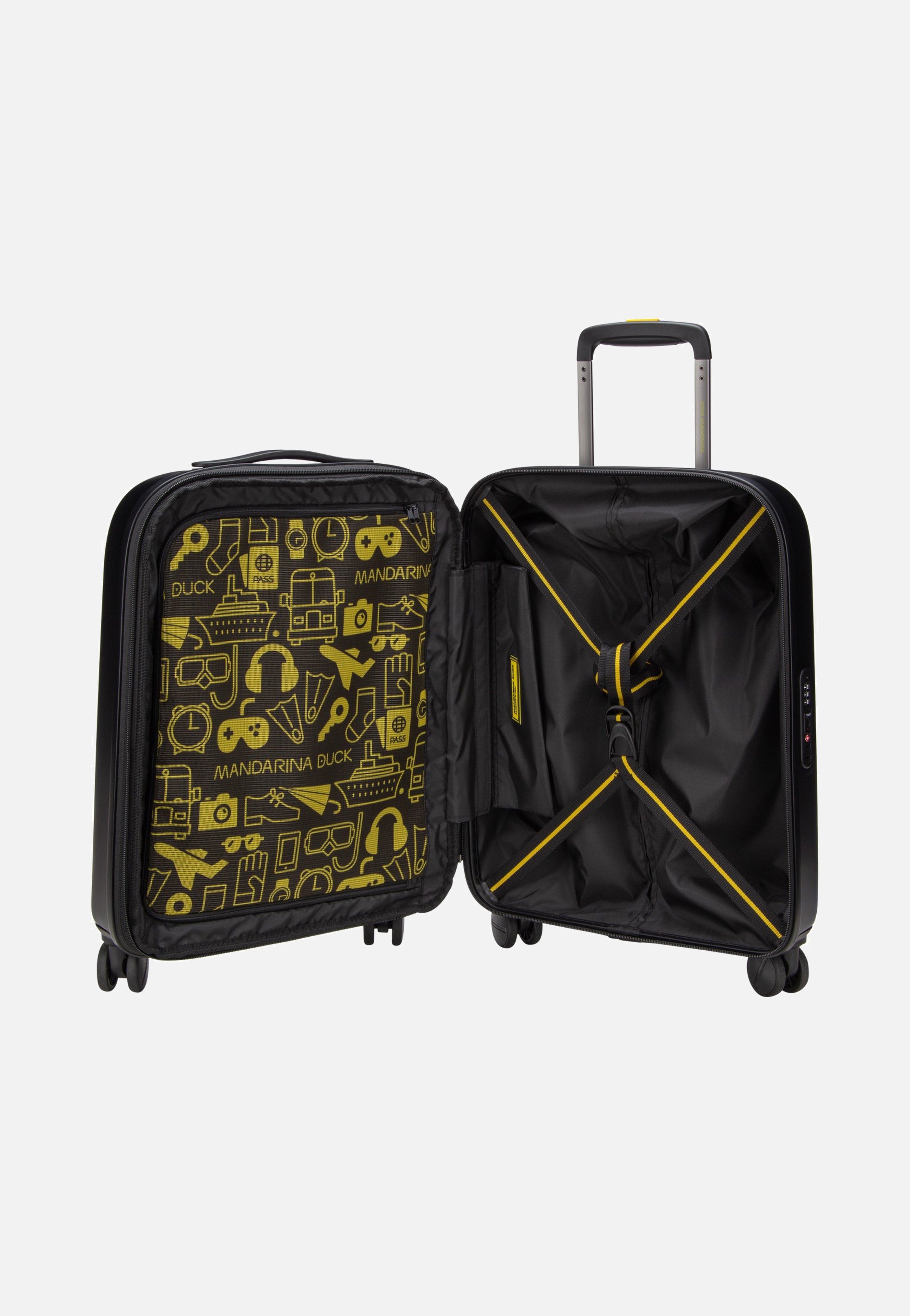 Mandarina Duck - Logoduck + Cabin Exp SZV24 Black - Suitcase | Neutral-Image