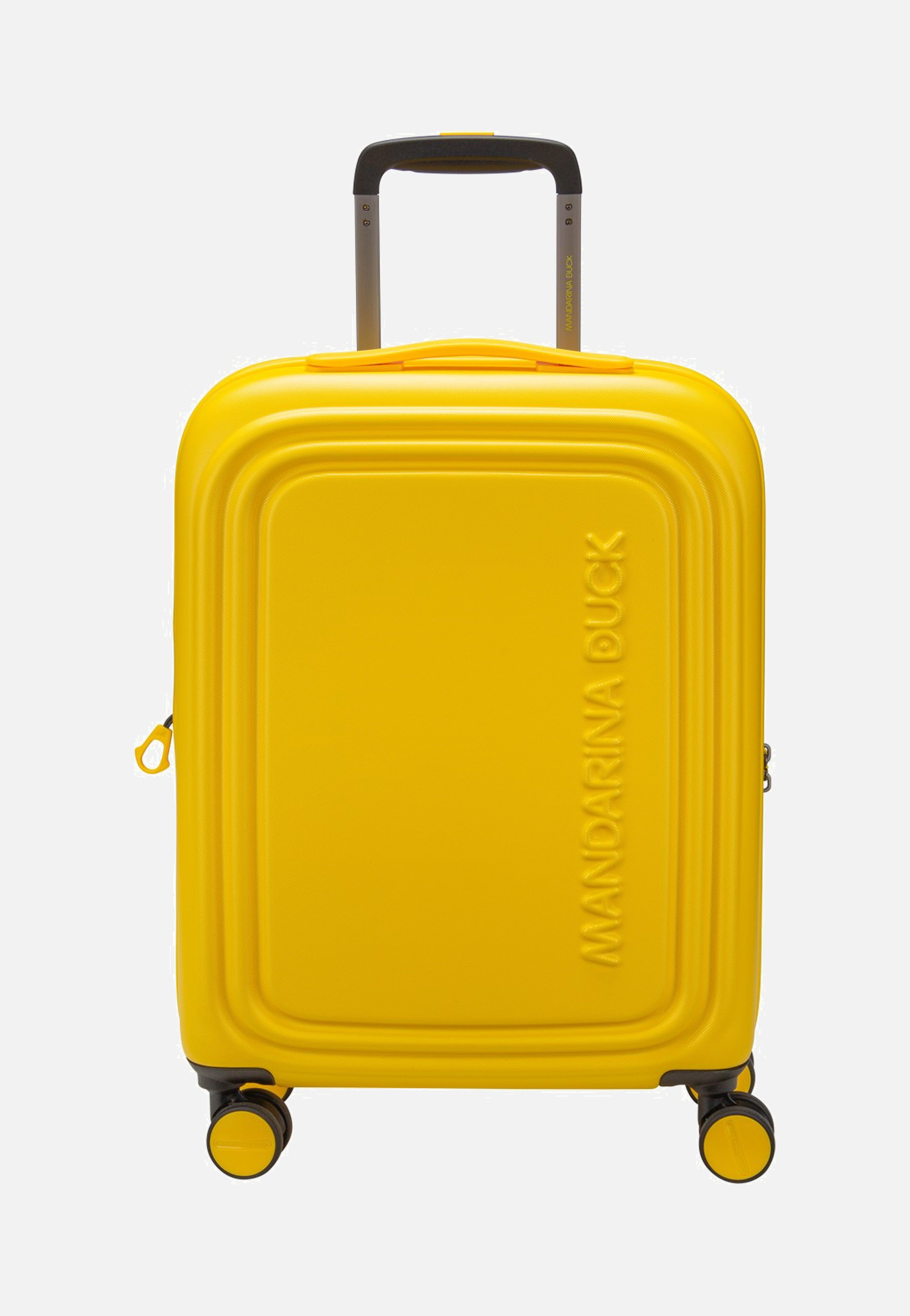 Mandarina Duck Logoduck + Cabin Exp SZV24 Duck Yellow Suitcase