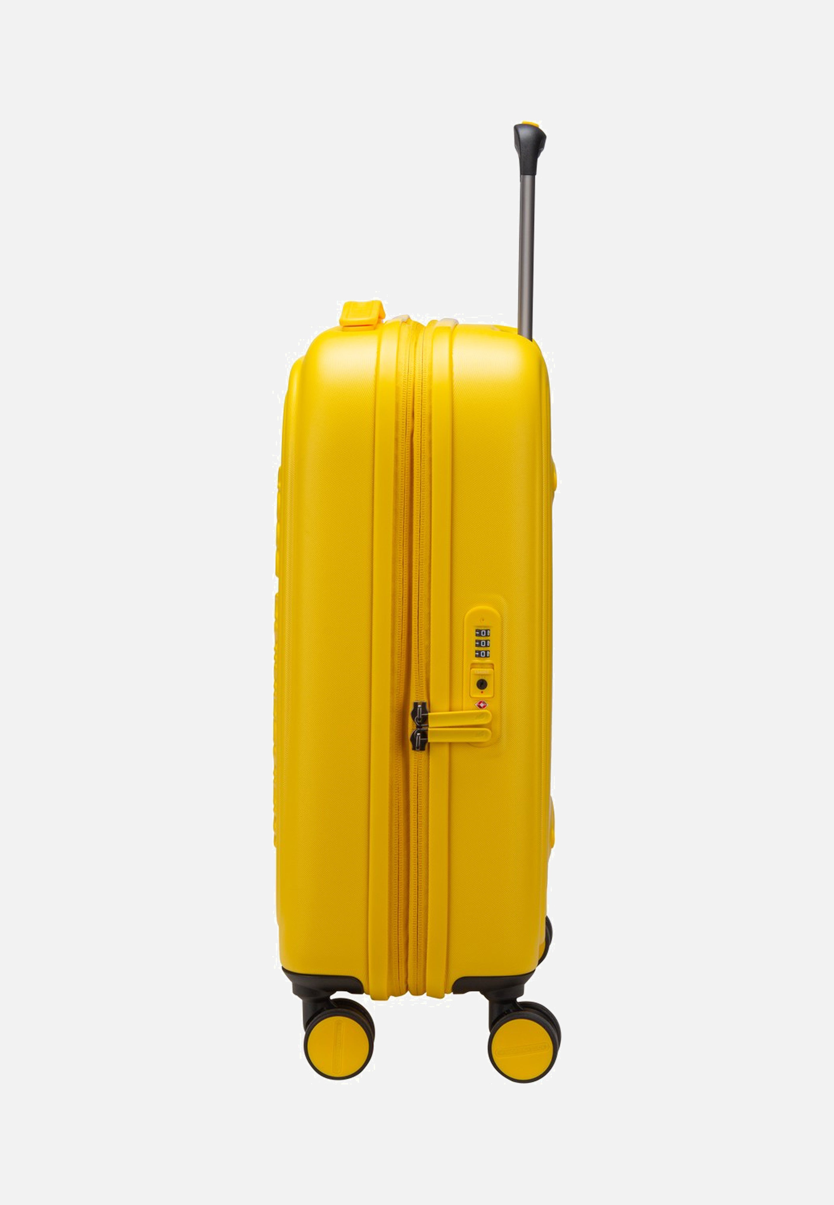 Mandarina Duck Logoduck + Cabin Exp SZV24 Duck Yellow Suitcase
