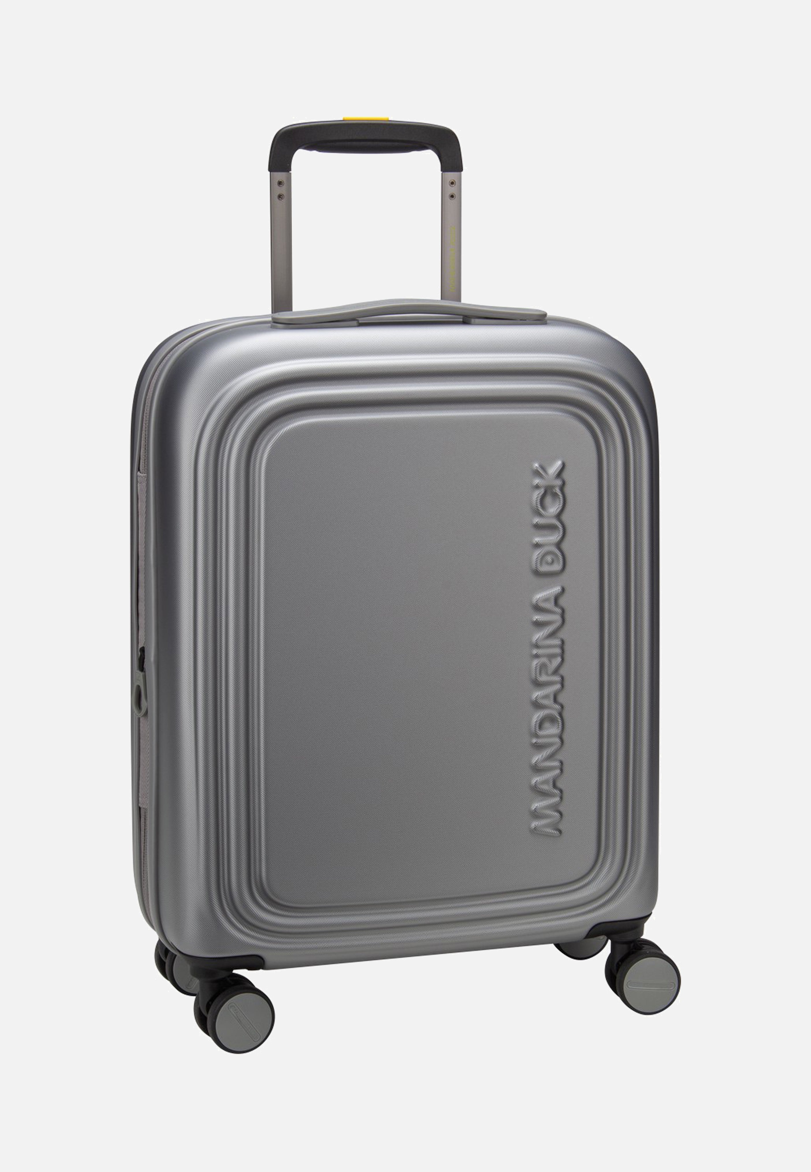 Mandarina Duck Logoduck + Cabin Exp SZV24 Silver Suitcase