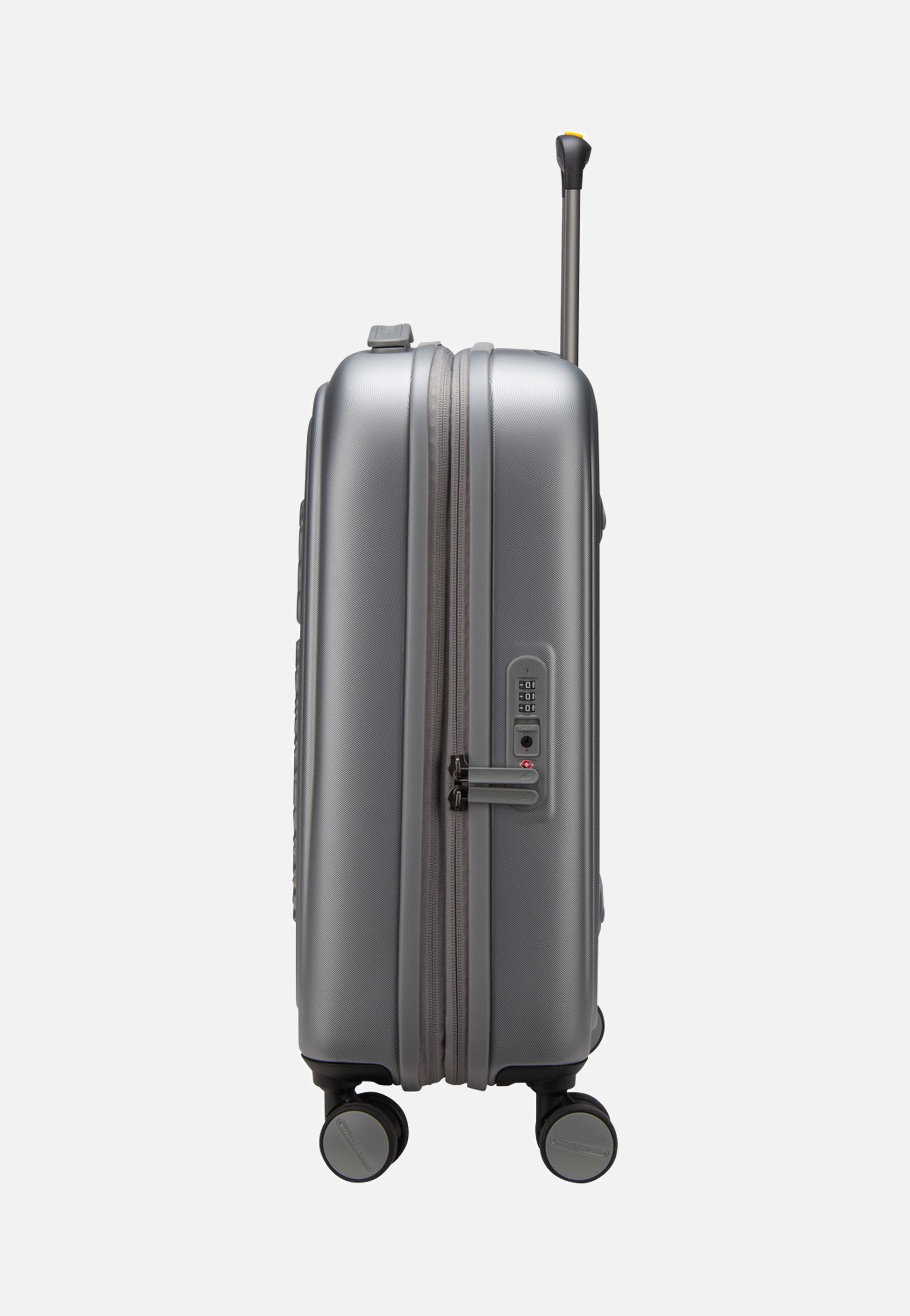 Mandarina Duck Logoduck + Cabin Exp SZV24 Silver Suitcase