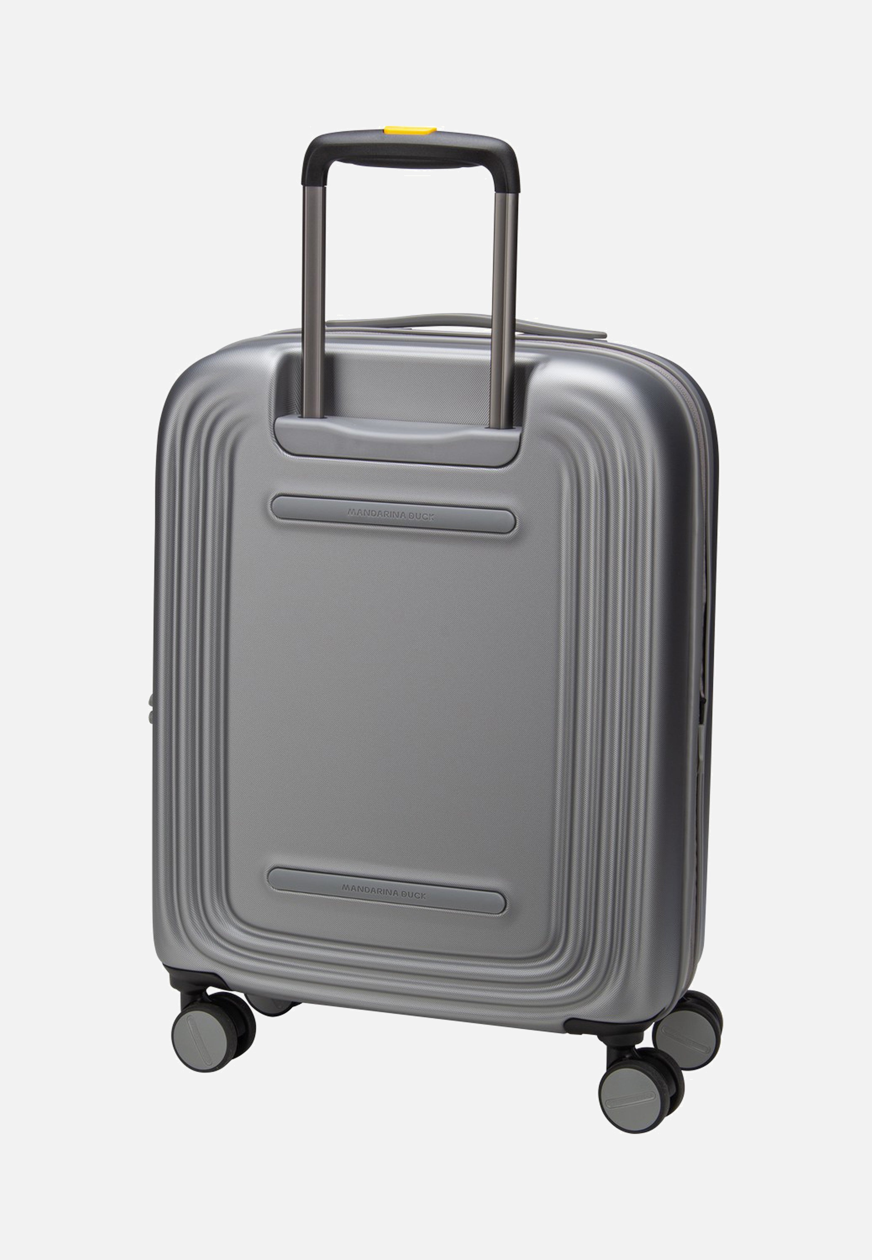 Mandarina Duck Logoduck + Cabin Exp SZV24 Silver Suitcase