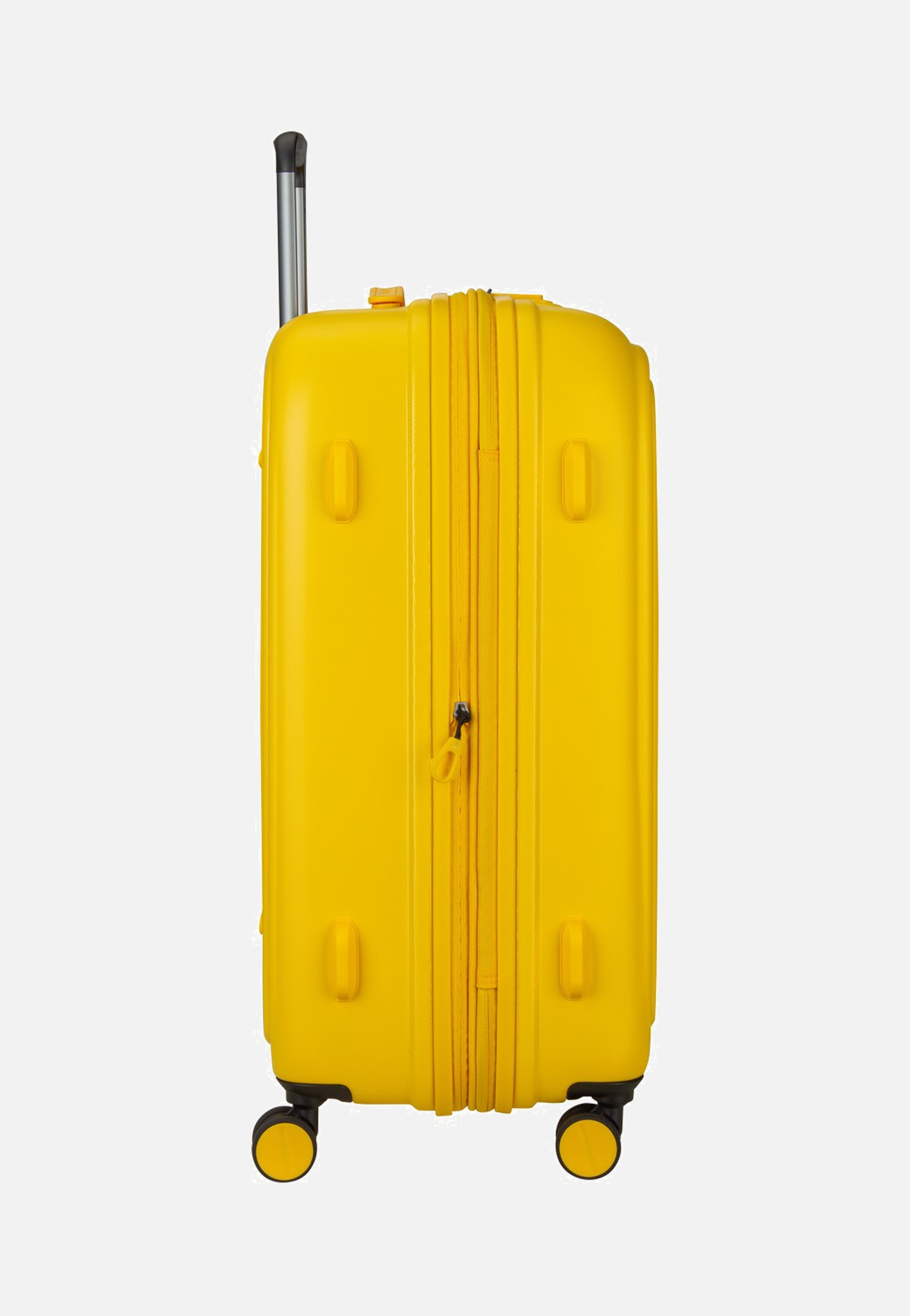 Mandarina Duck Logoduck + Trolley Medium Exp Duck Yellow Suitcase