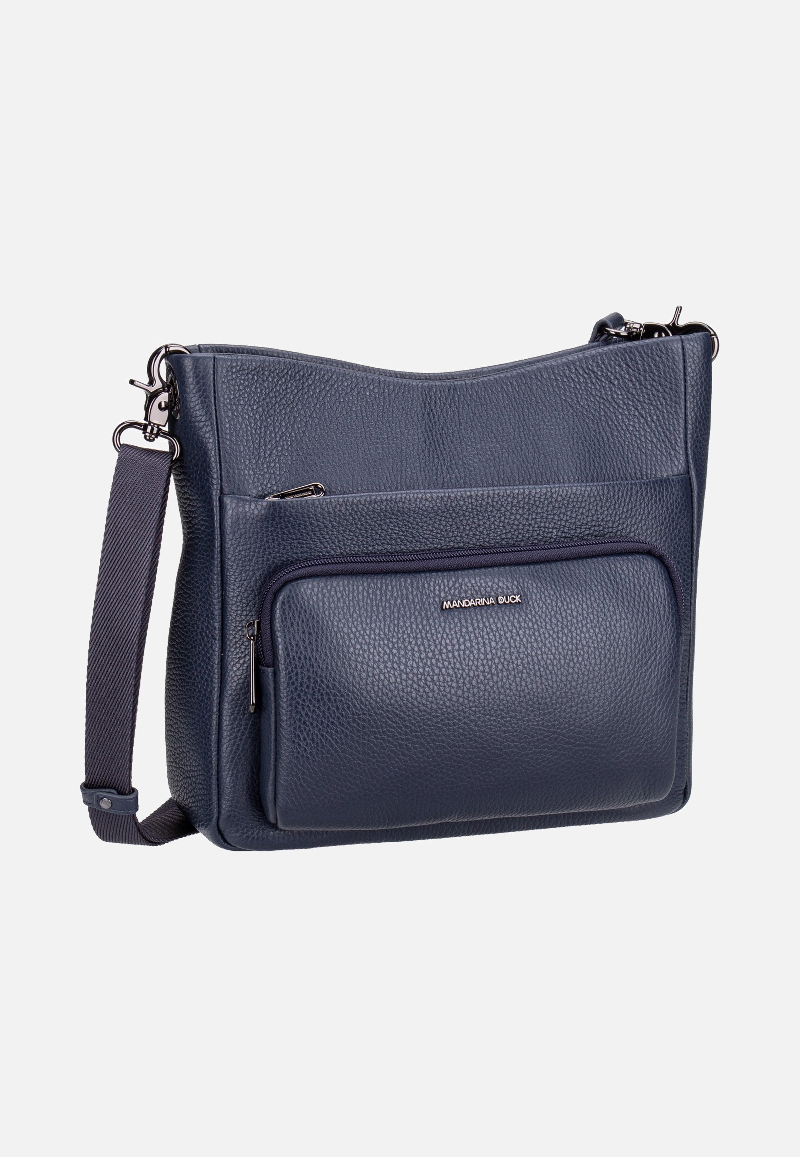 Mandarina Duck - Mellow Leather FZT10 Dress Blue - Crossbody Bag | Women-Image