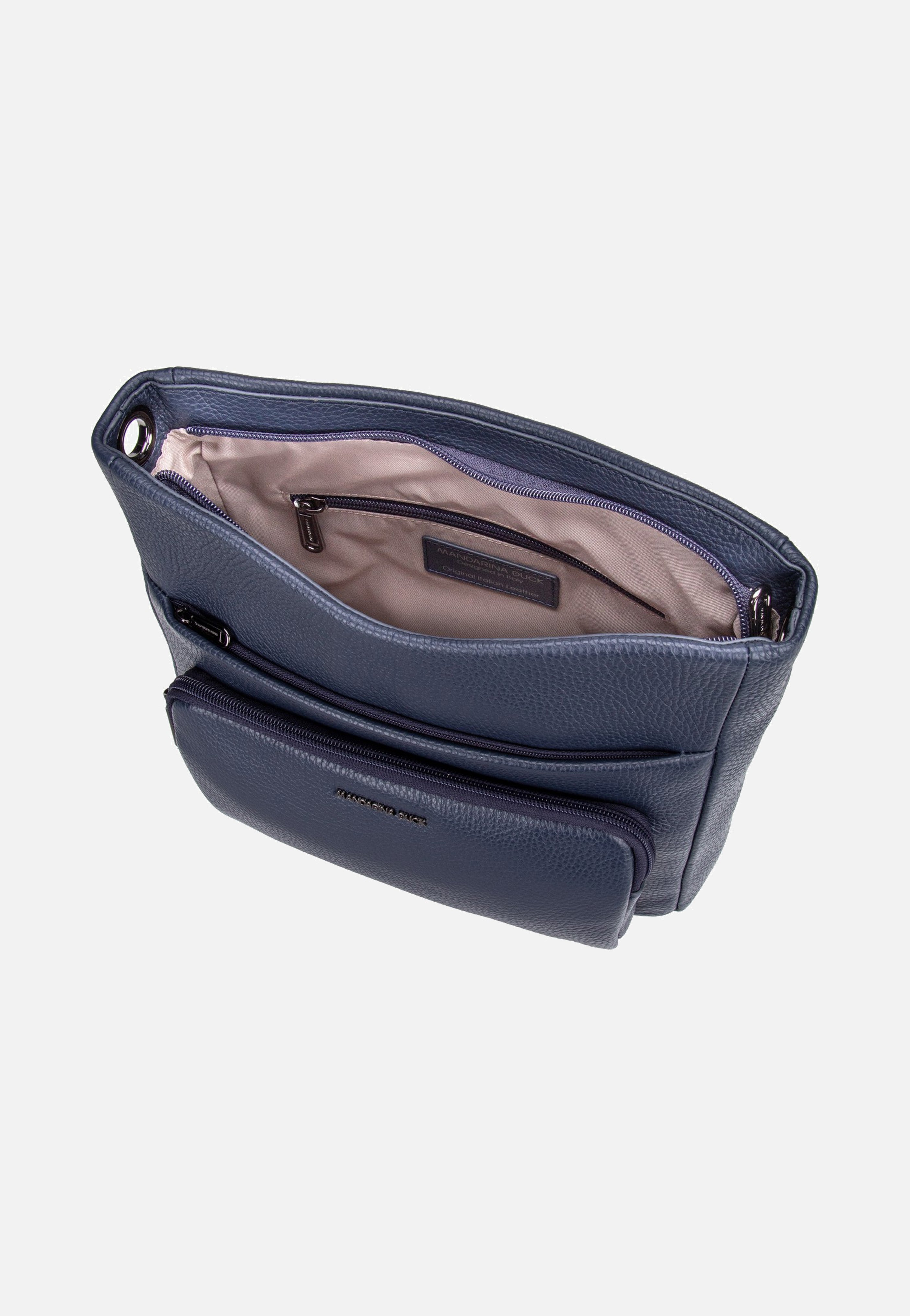 Mandarina Duck - Mellow Leather FZT10 Dress Blue - Crossbody Bag | Women-Image