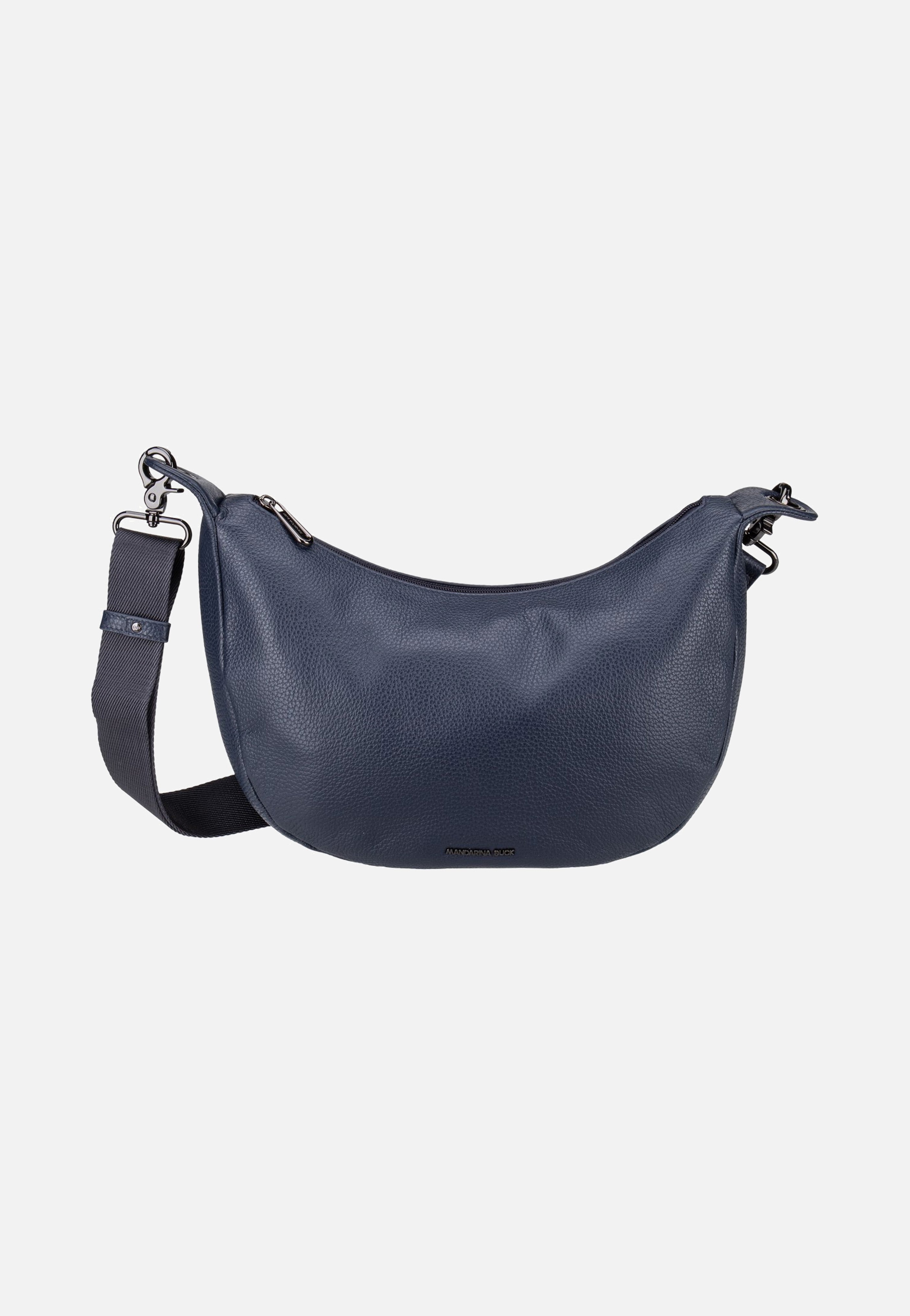 Mandarina Duck - Mellow Leather Hobo FZT03 Dress Blue - Hobo Bag | Neutral-Image