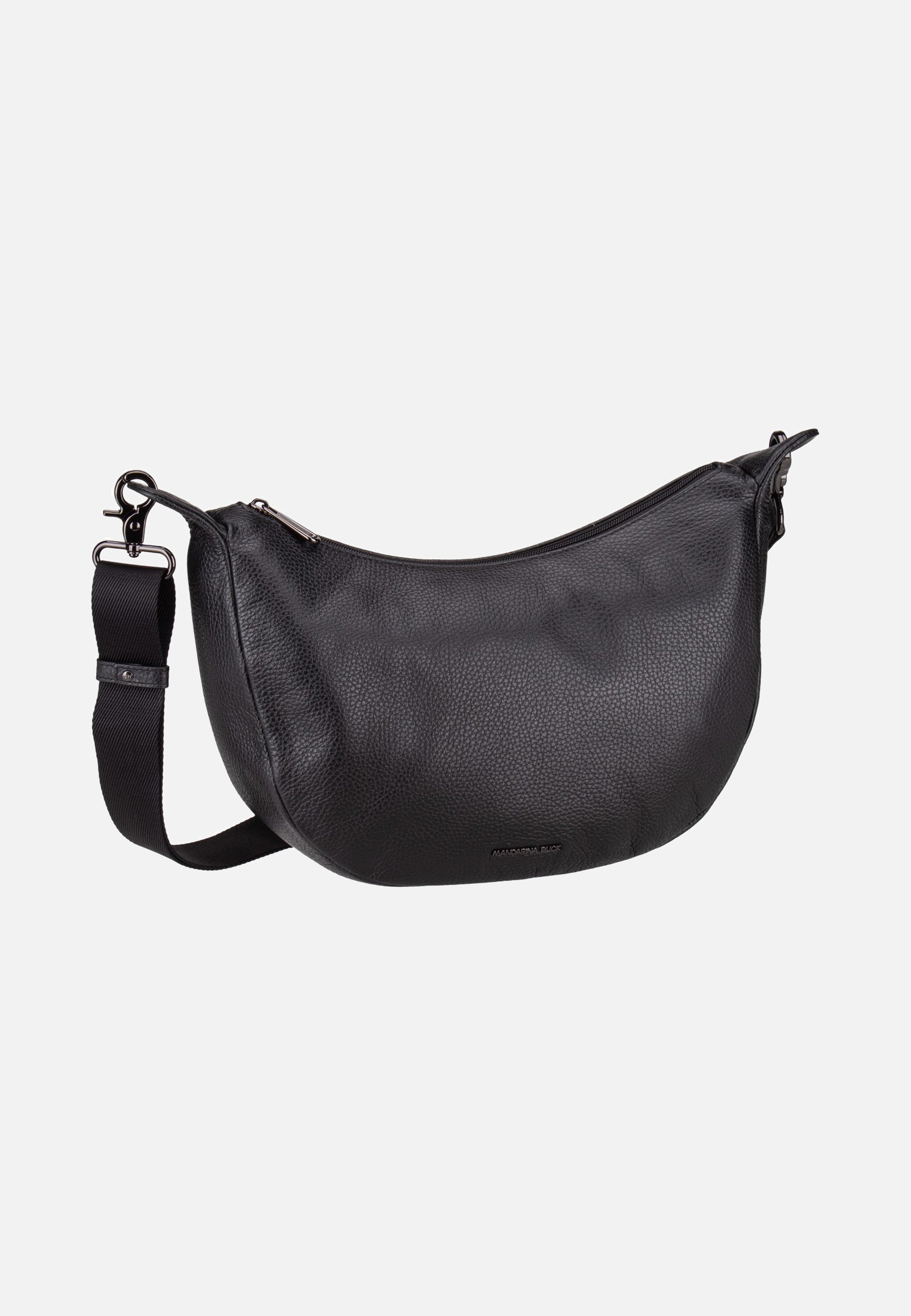 Mandarina Duck - Mellow Leather Hobo FZT03 Nero - Hobo Bag | Neutral-Image