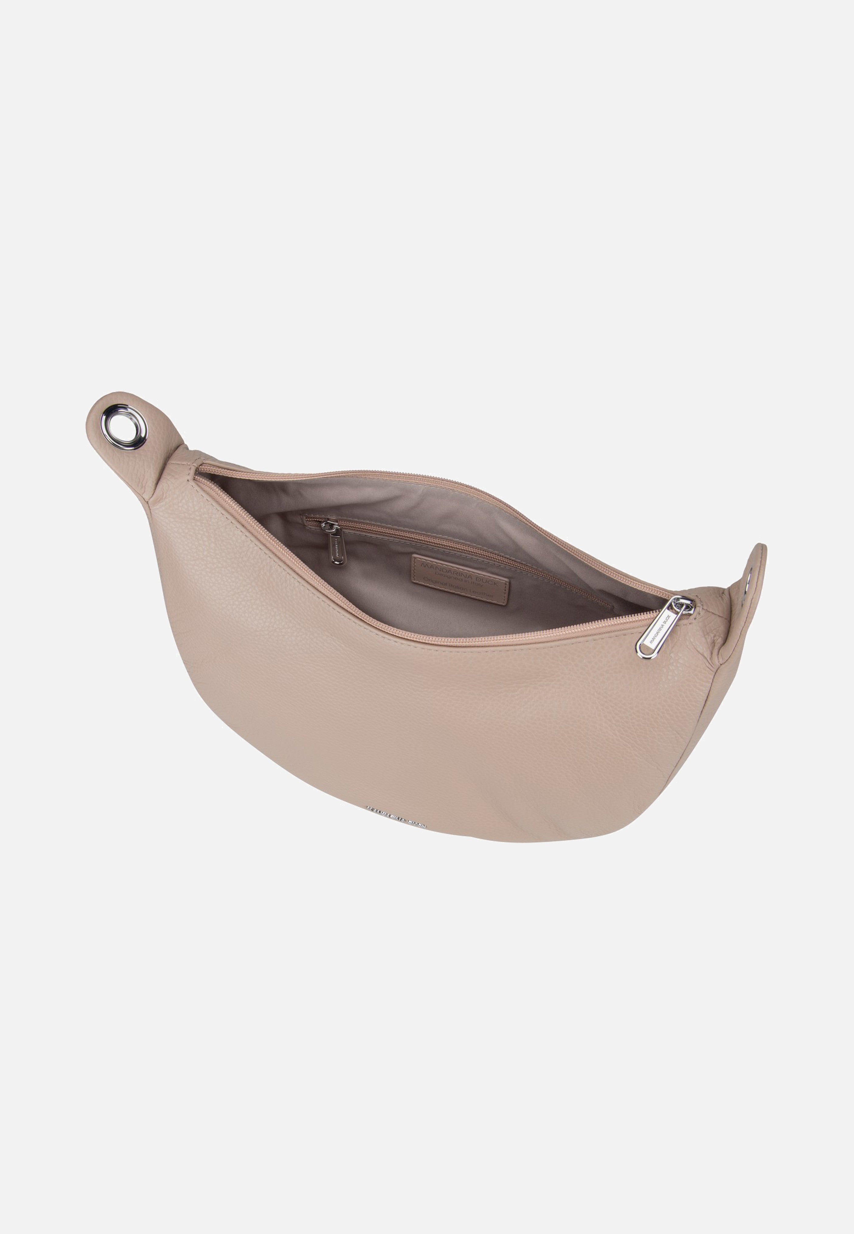 Mandarina Duck - Mellow Leather Hobo FZT03 Warm Taupe - Hobo Bag | Neutral-Image