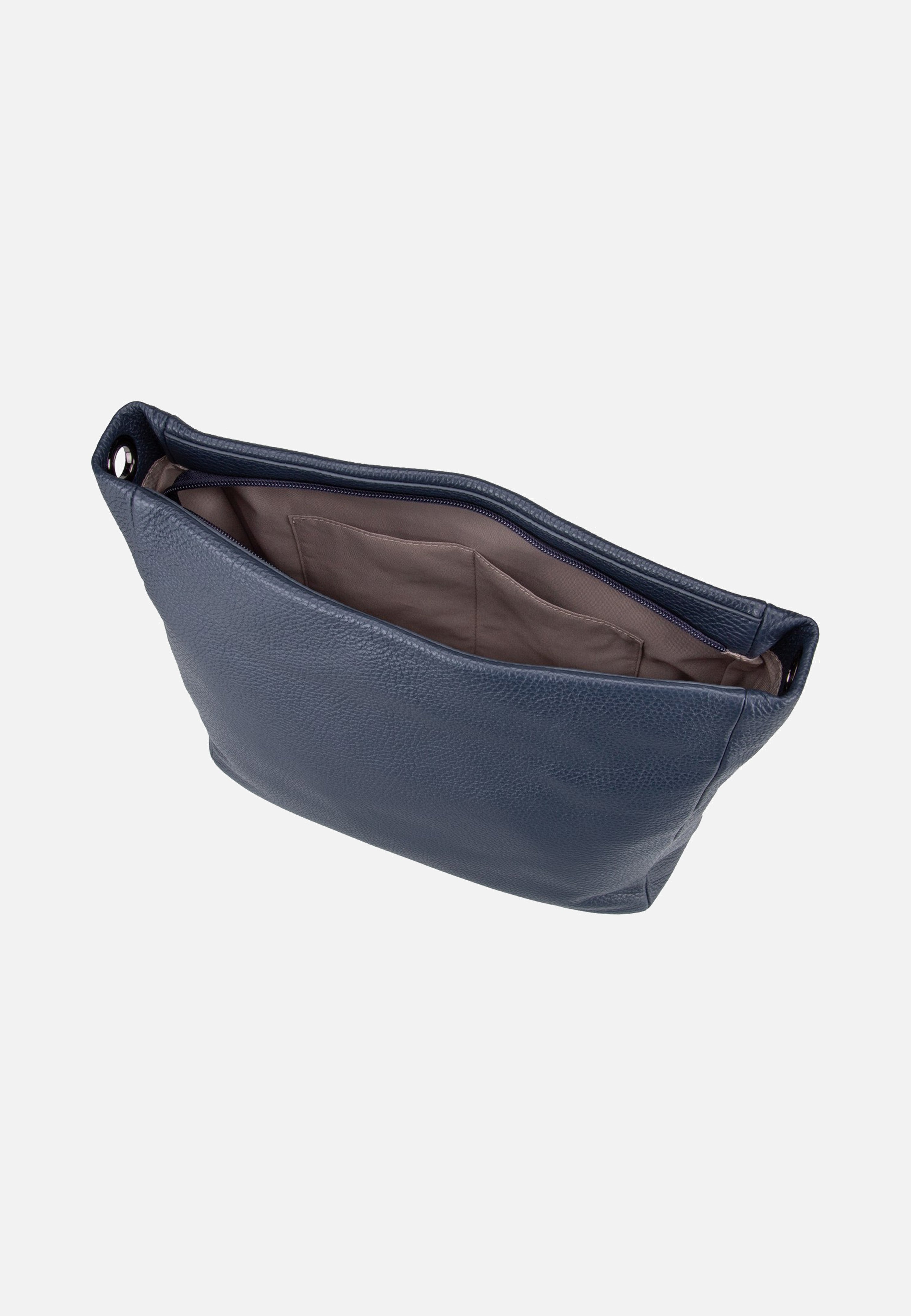 Mandarina Duck - Mellow Leather Large FZT04 Dress Blue - Crossbody Bag | Neutral-Image