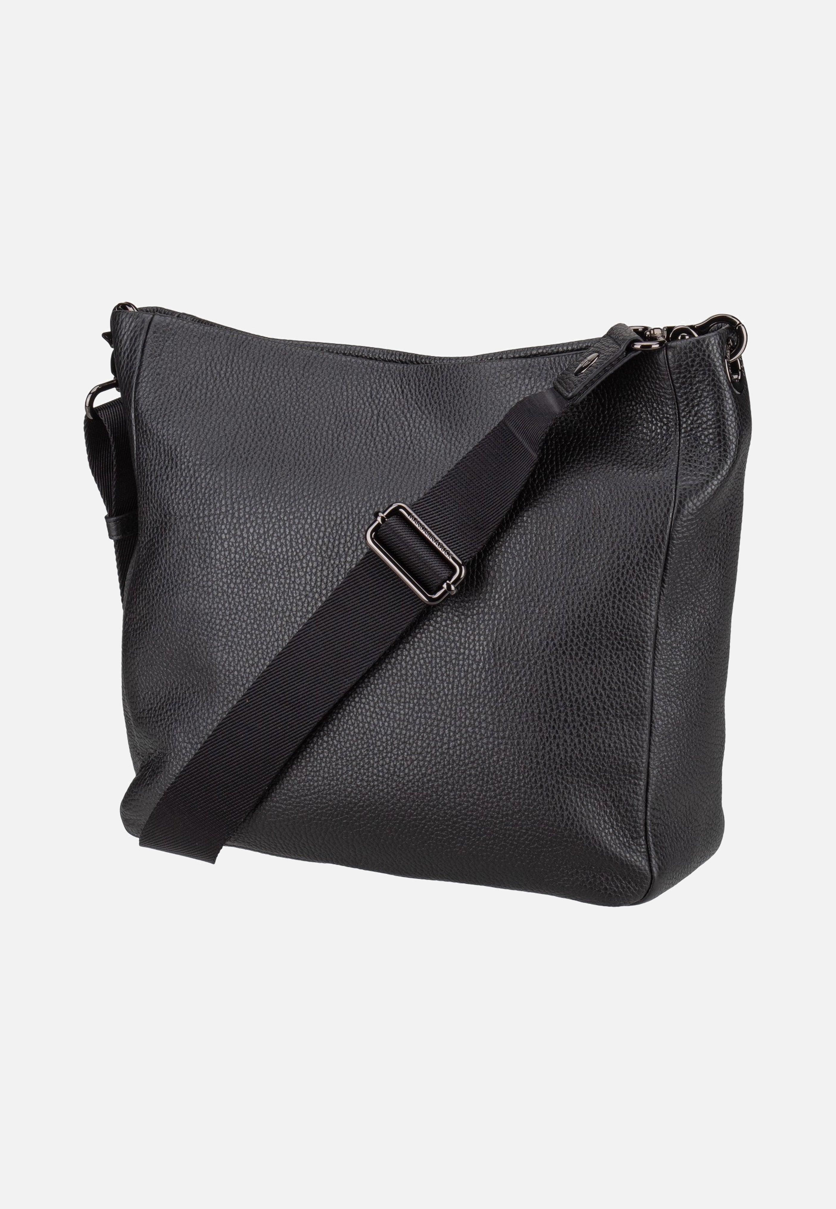 Mandarina Duck Mellow Leather Large FZT04 Nero Crossbody Bag