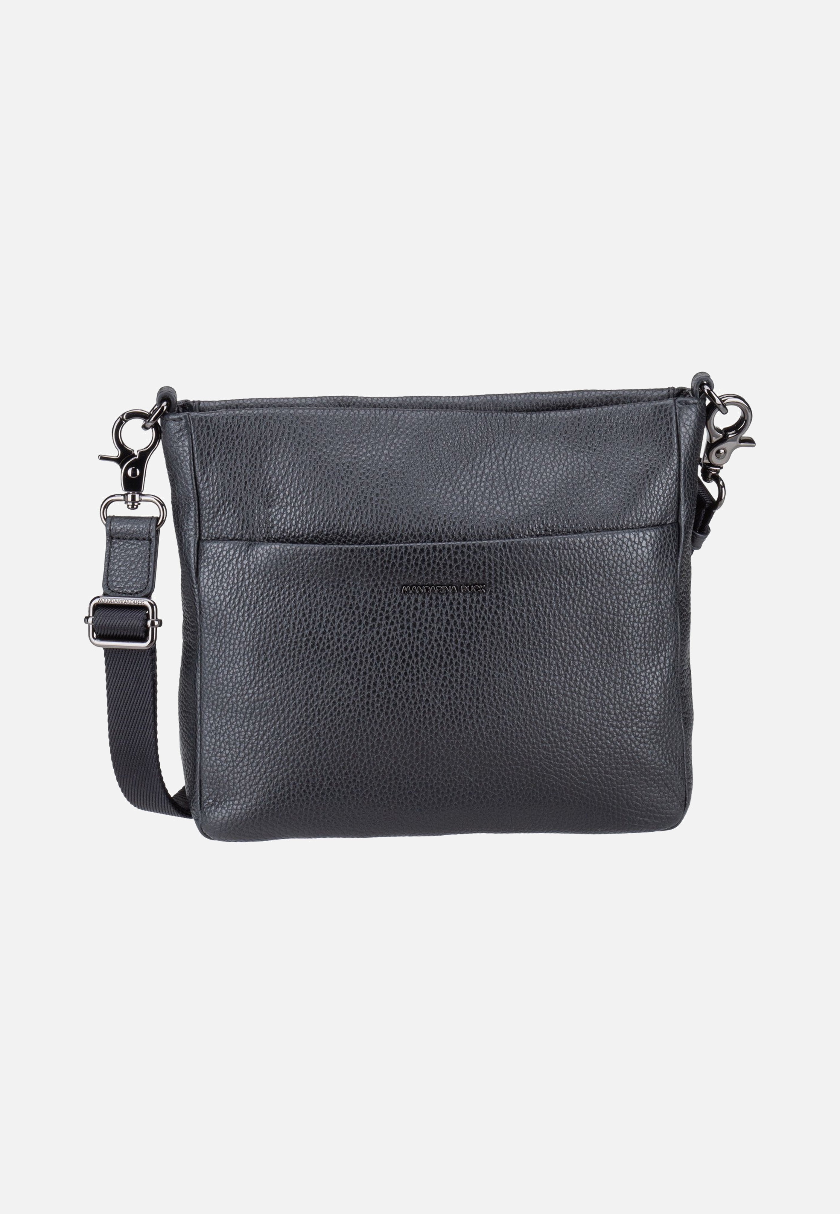 Mandarina Duck Mellow Leather Squared FZT17 Nero Crossbody Bag