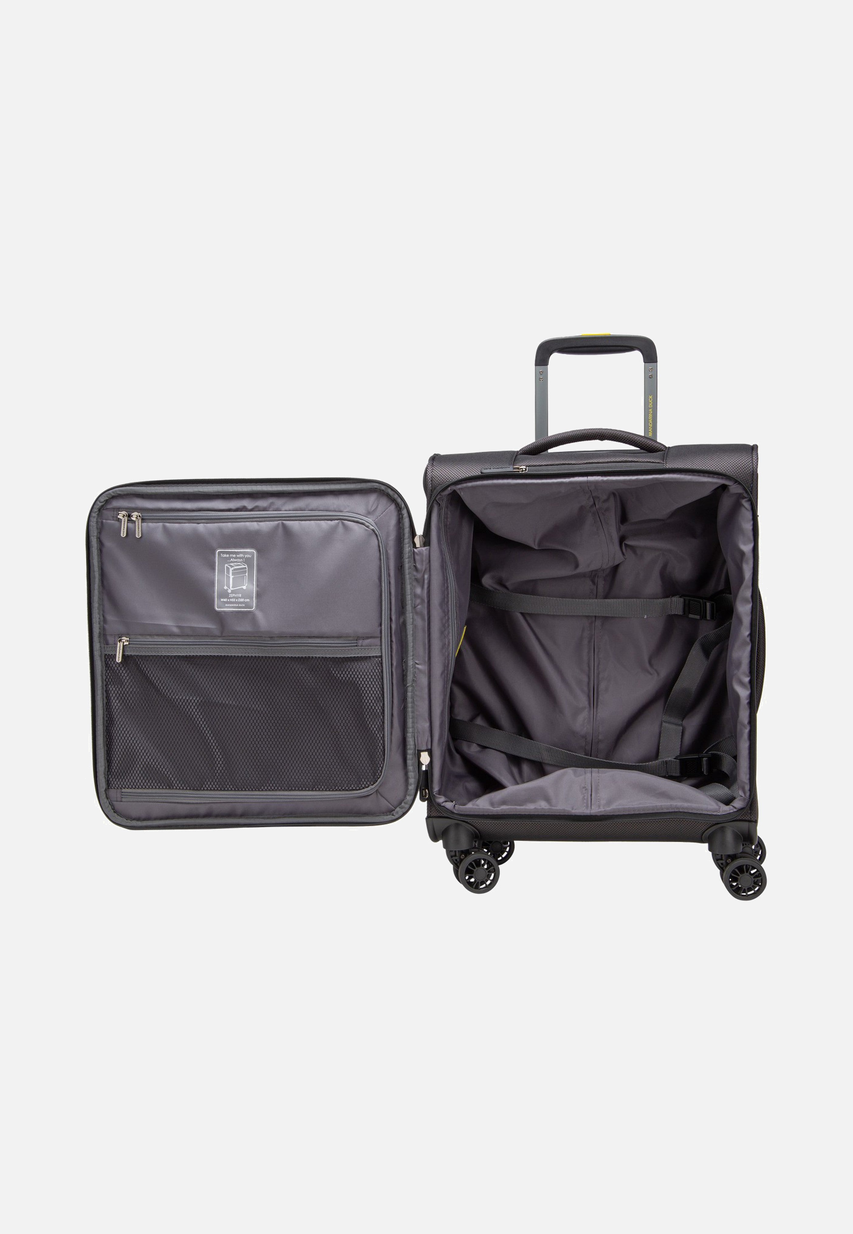 Mandarina Duck - Zephyr Cabin OTV01 Black - Suitcase | Neutral-Image