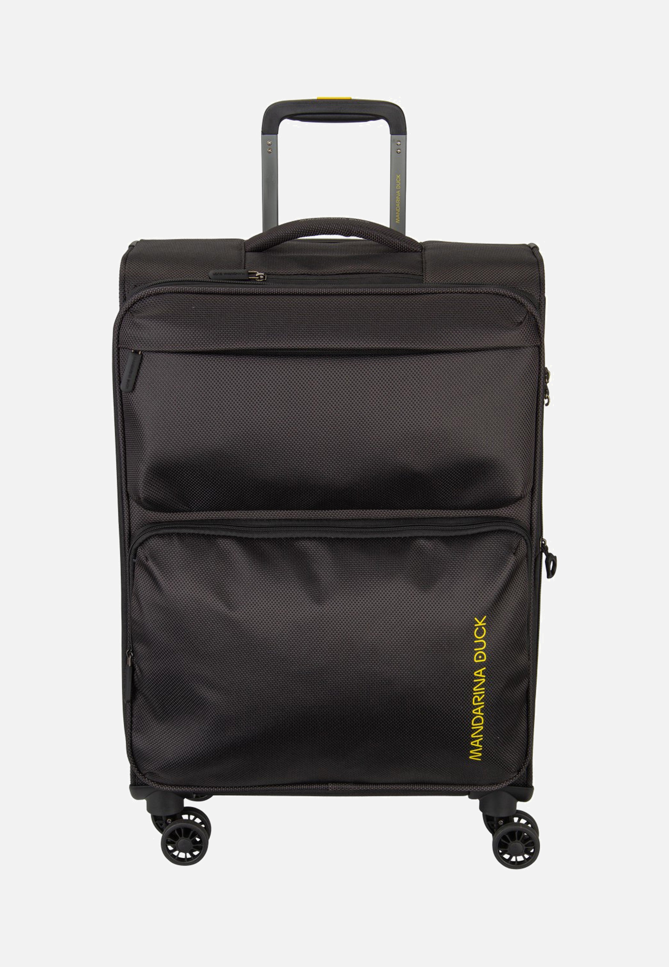 Mandarina Duck Zephyr Medium Exp OTV03 Black Suitcase
