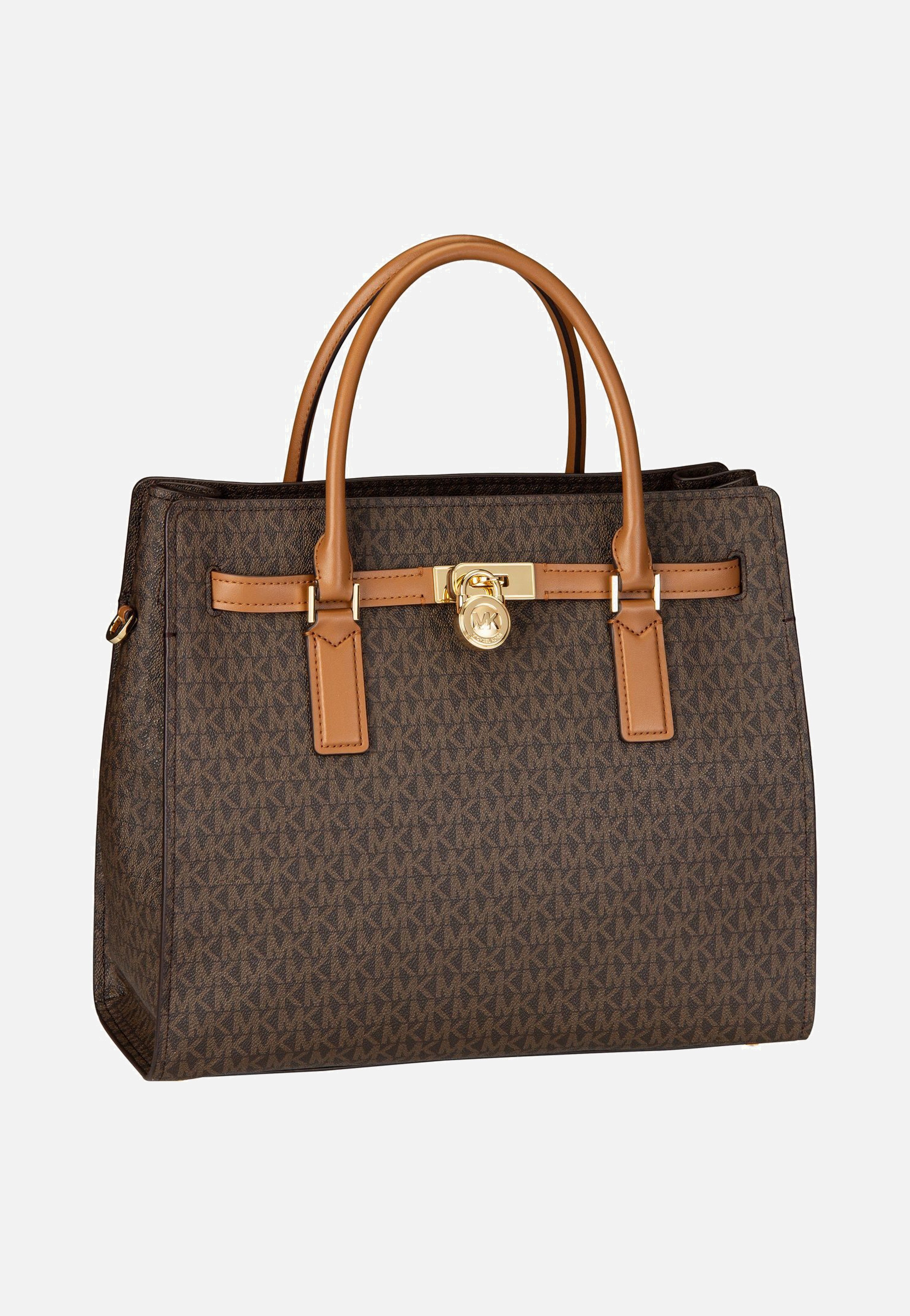 Michael Kors - Hamilton LG Satchel MK SIG Brown/Acorn - Shopper | Women-Image