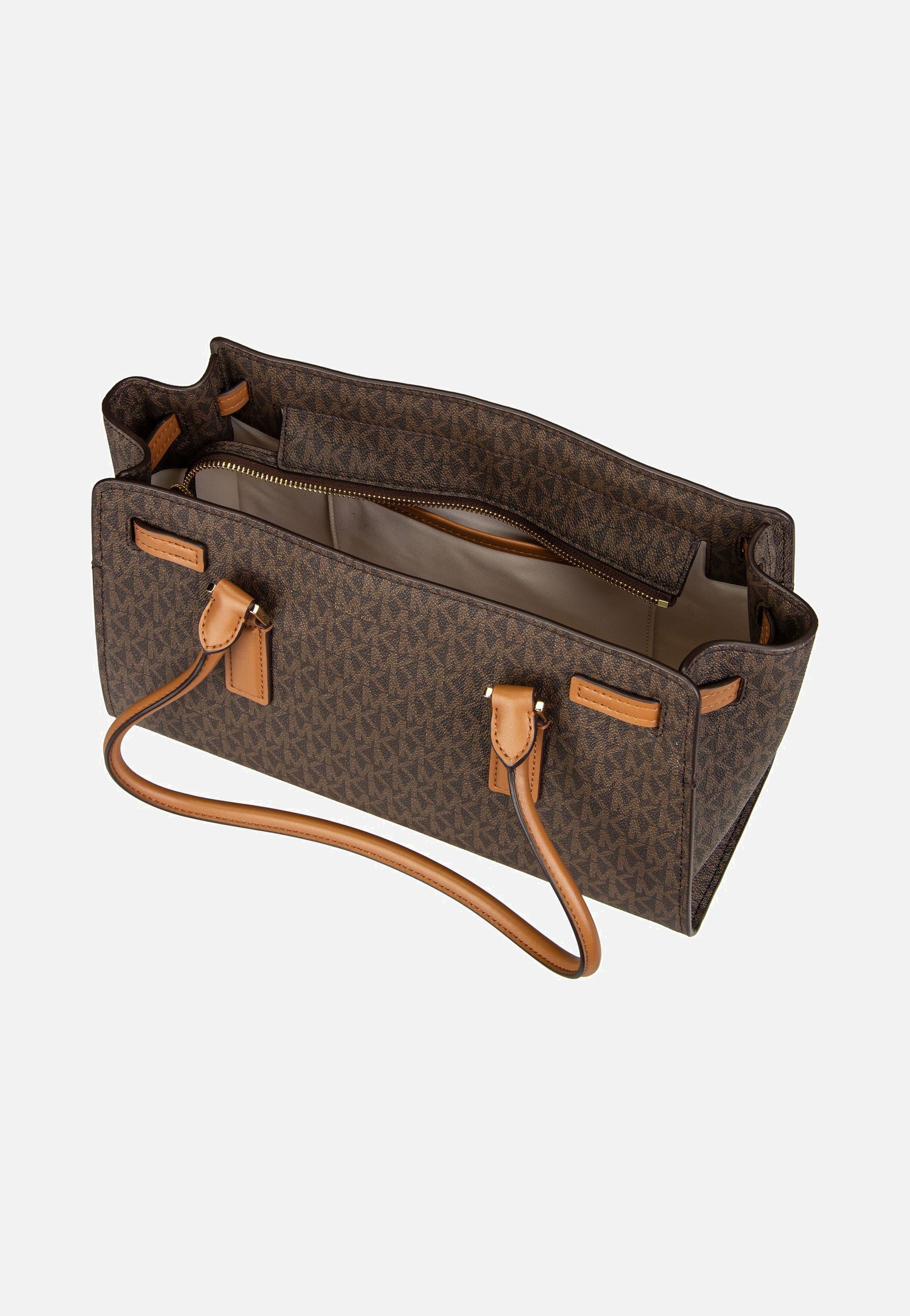 Michael Kors Hamilton SM EW Shoulder Tote MK SIG Brown/Acorn Shoulder Bag