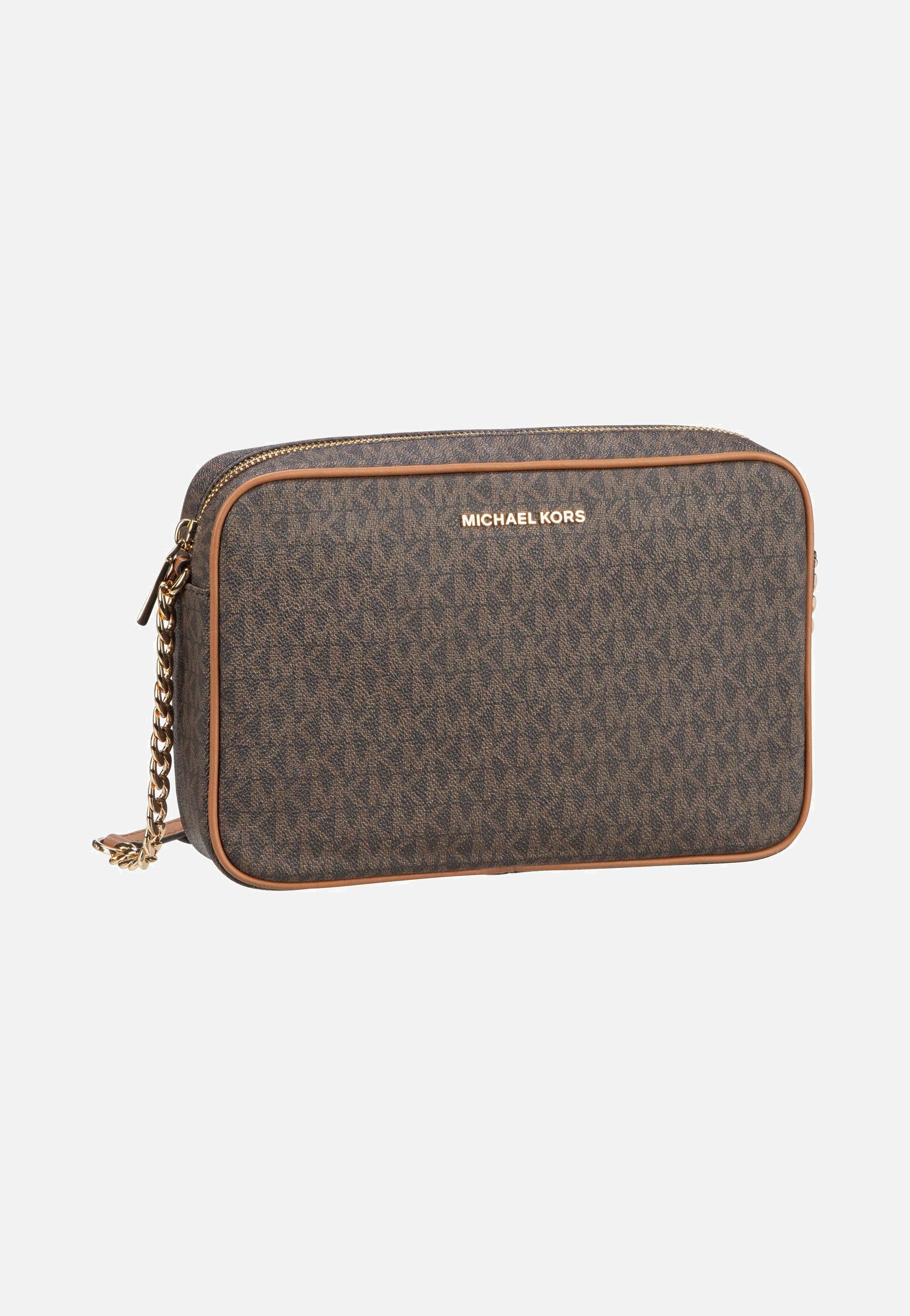 Michael Kors - Jet Set Large EW Lux MK Signature Brown - Shoulder Bag | Women-Image