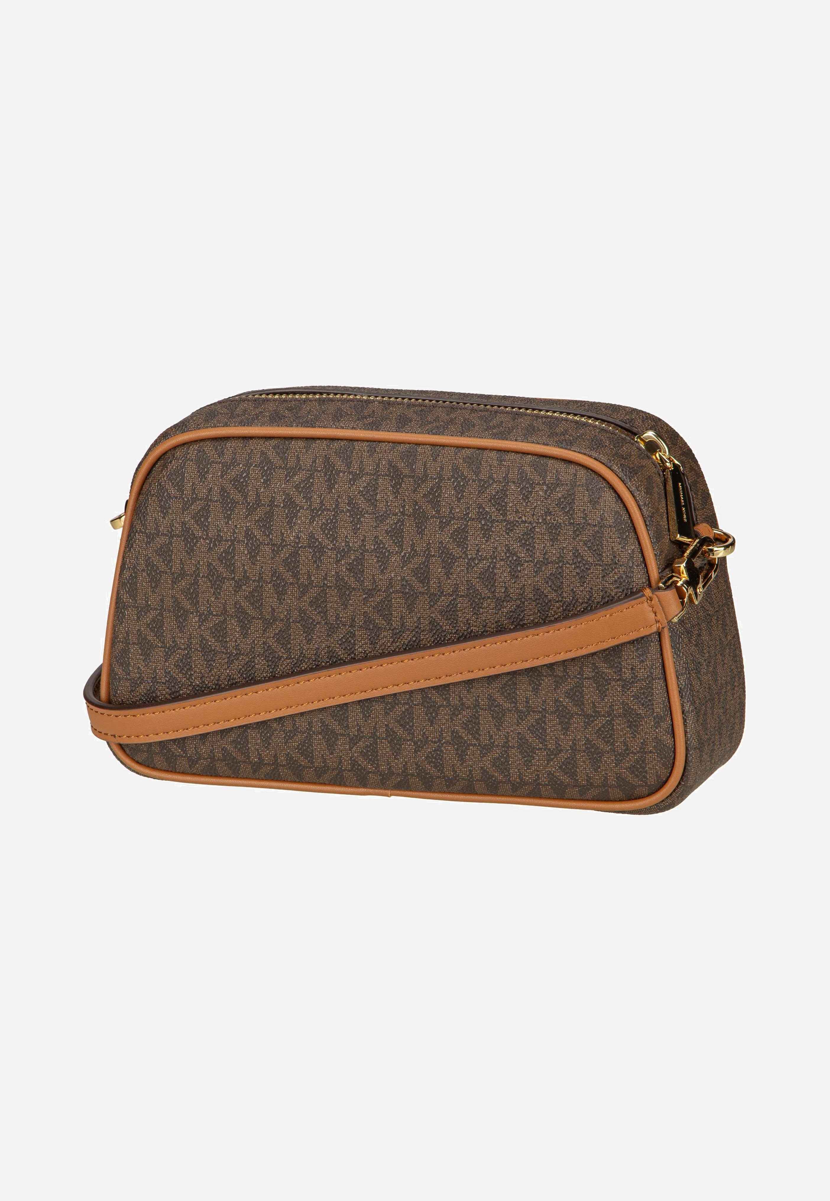 Michael Kors Jet Set SM Camera XBody MK SIG Brown/Acorn Crossbody Bag