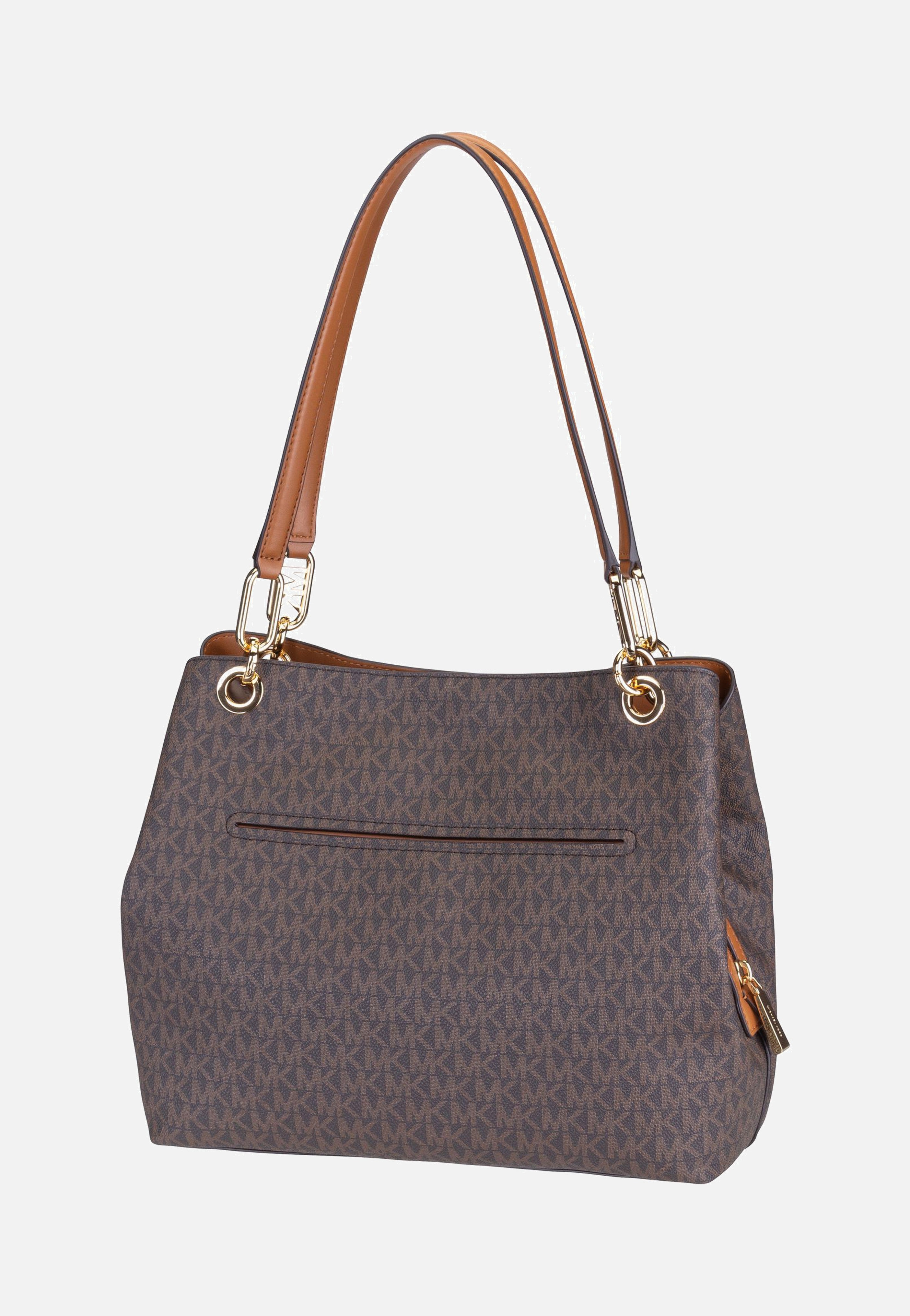 Michael Kors Kensington Large Shoulder Tote Brown/Acorn Shoulder Bag