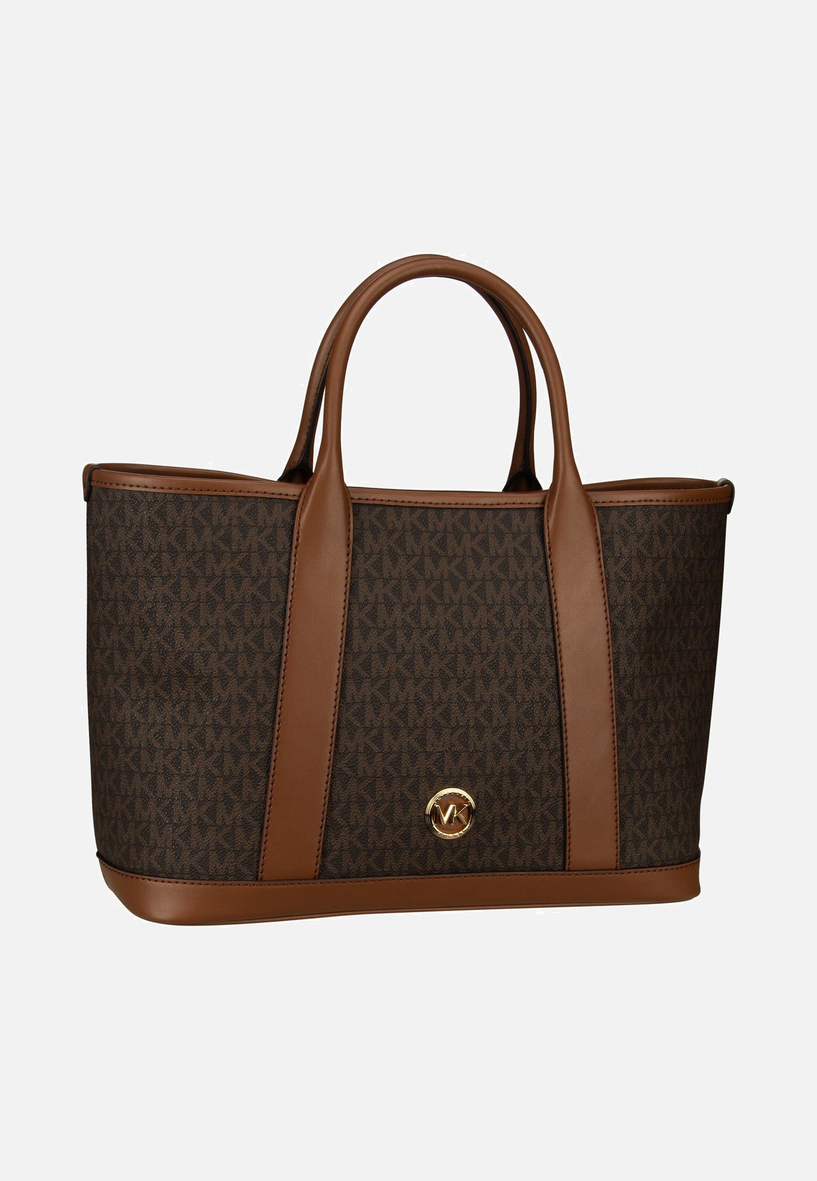 Michael Kors Luisa MD MK SIG Brown/Luggage Tote Bag