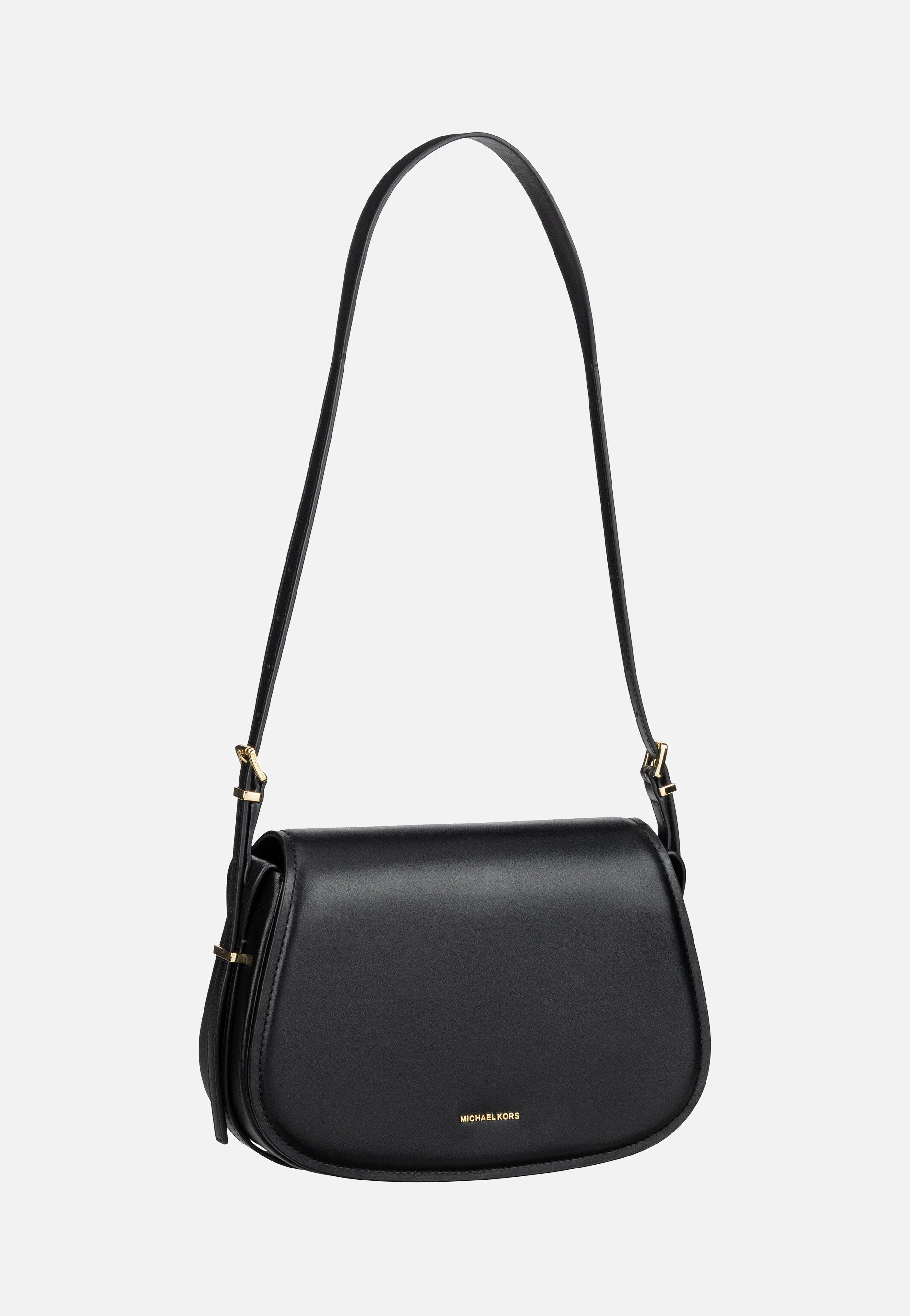 Michael Kors Lydia MD Flap Black - Shoulder Bag | Sakoi