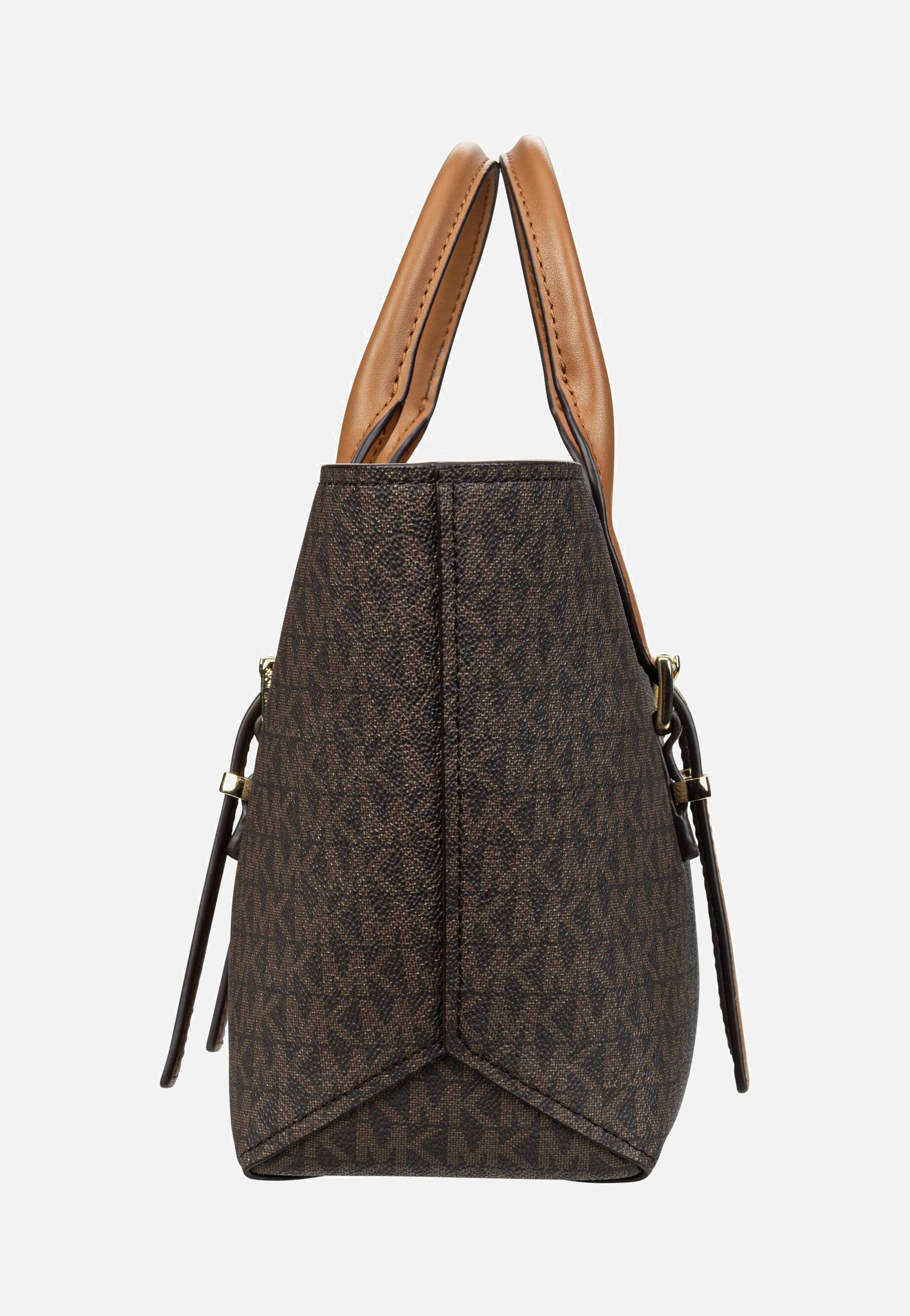 Michael Kors Moore SM MK SIG Brown/Acorn Handle Bag