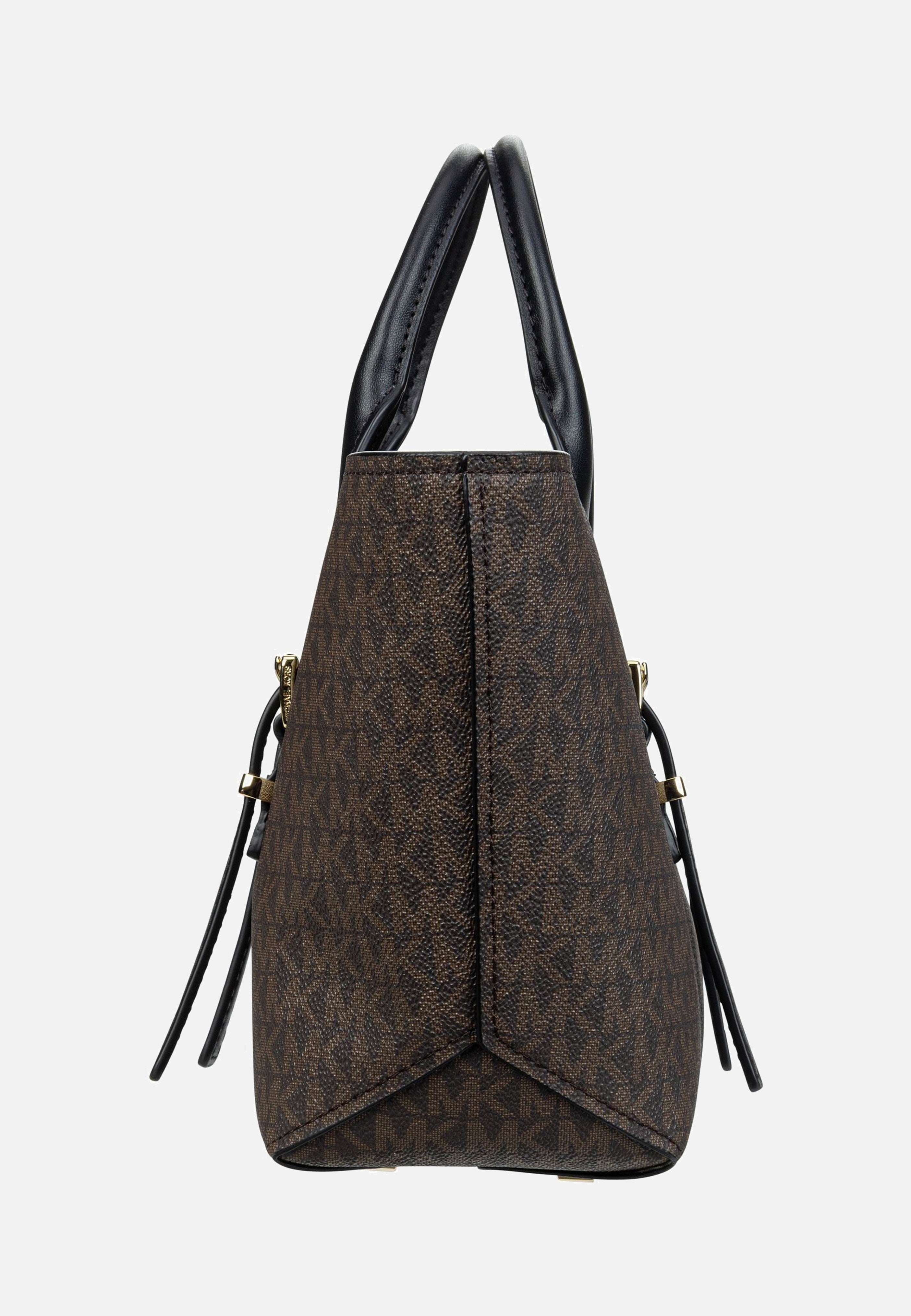 Michael Kors - Moore SM MK SIG Brown/Black - Handle Bag | Women-Image