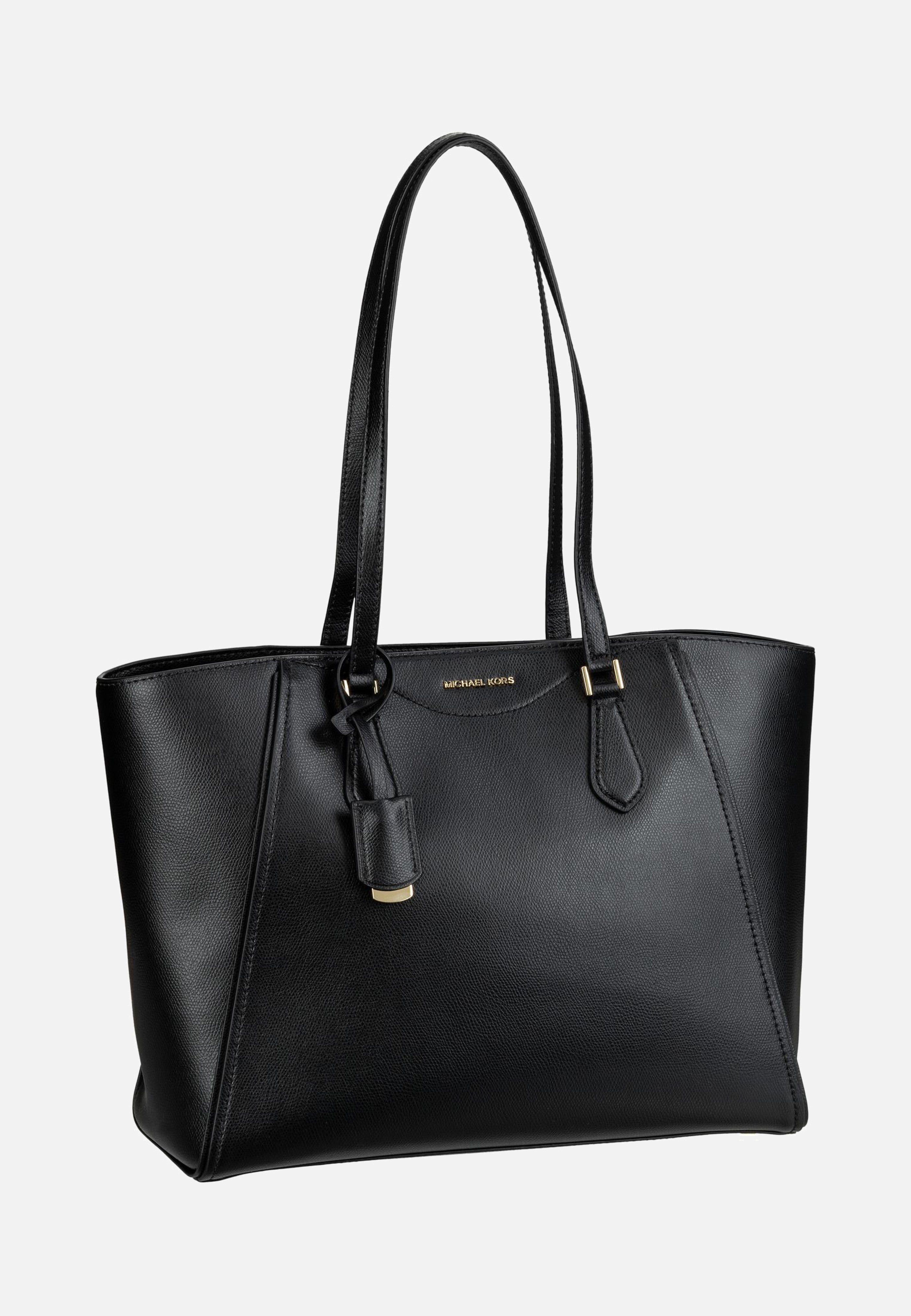 Michael Kors Taryn Large MF TZ Solid Sahara Black - Shopper | Sakoi