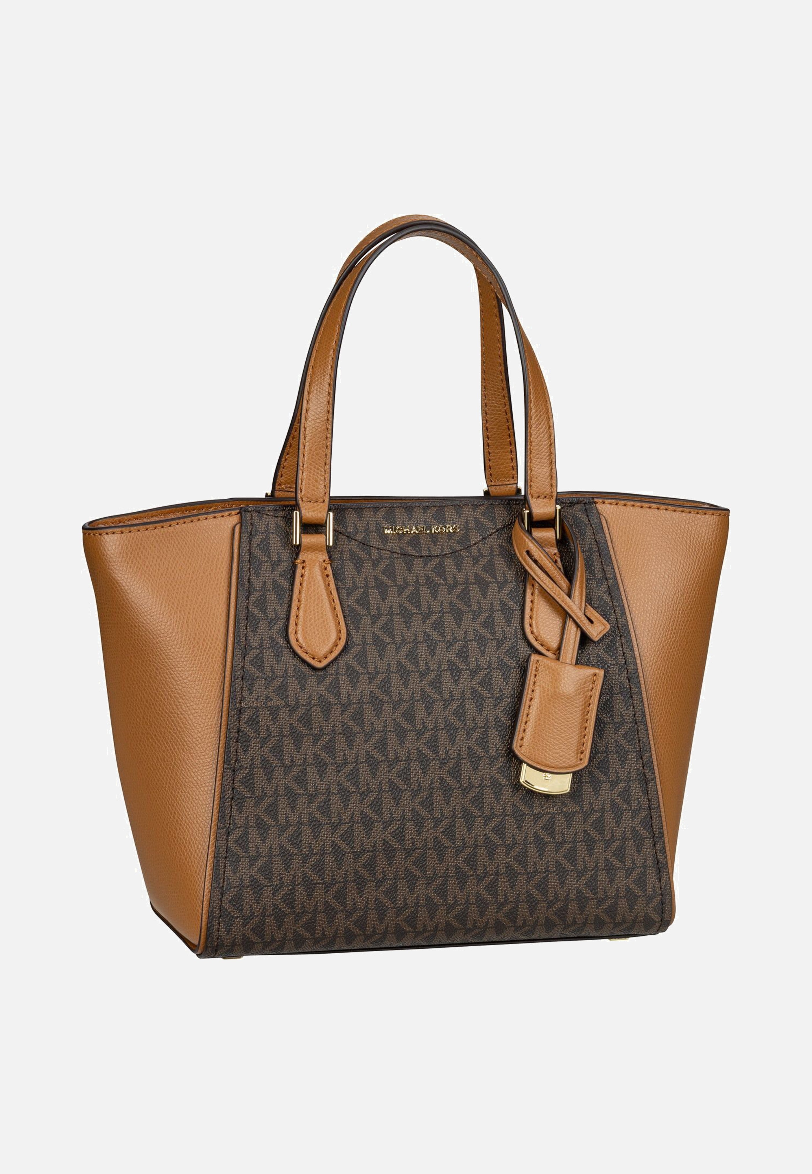Michael Kors Taryn Small Convertible MK SIG Brown/Acorn Handle Bag