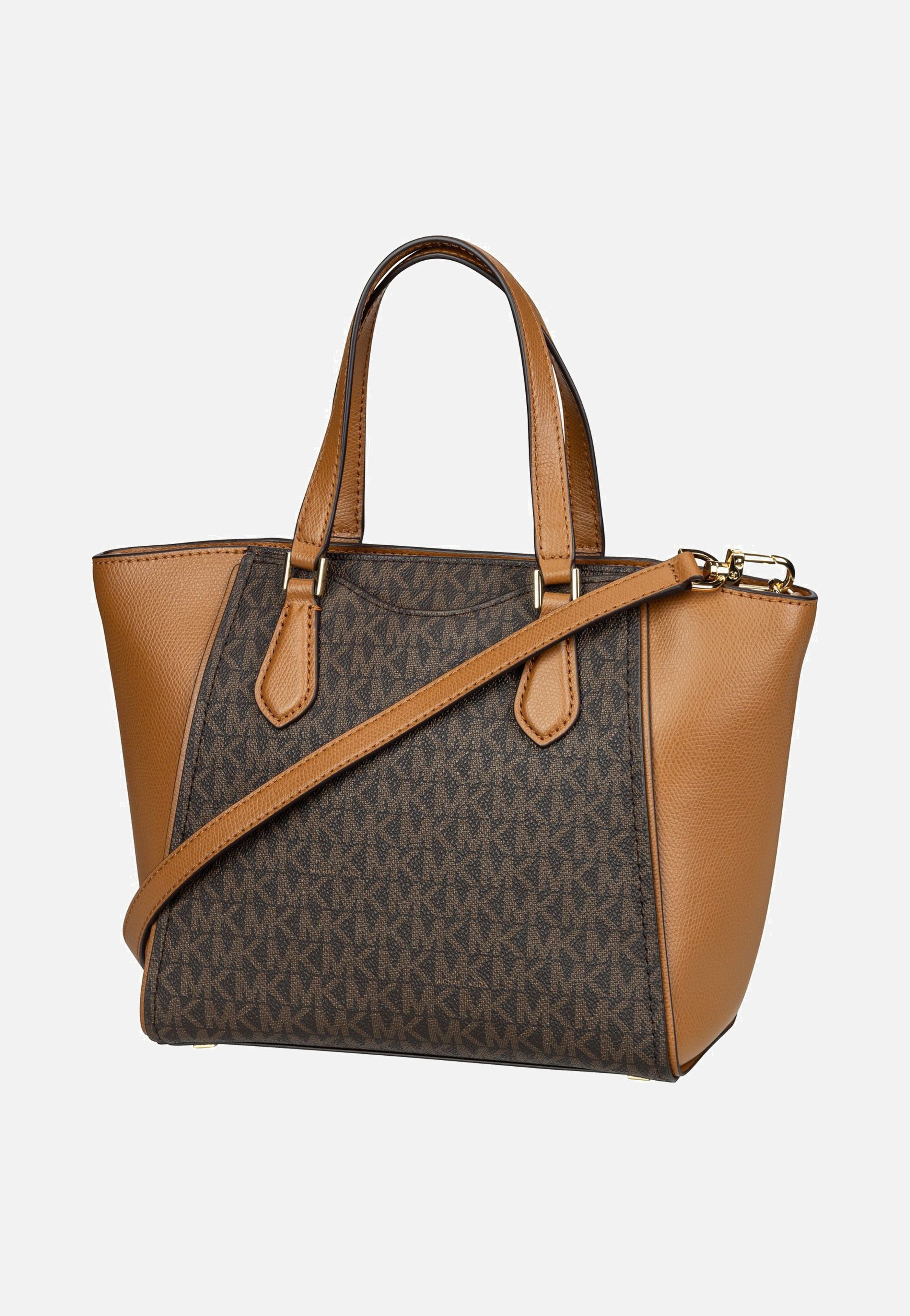 Michael Kors - Taryn Small Convertible MK SIG Brown/Acorn - Handle Bag | Women-Image