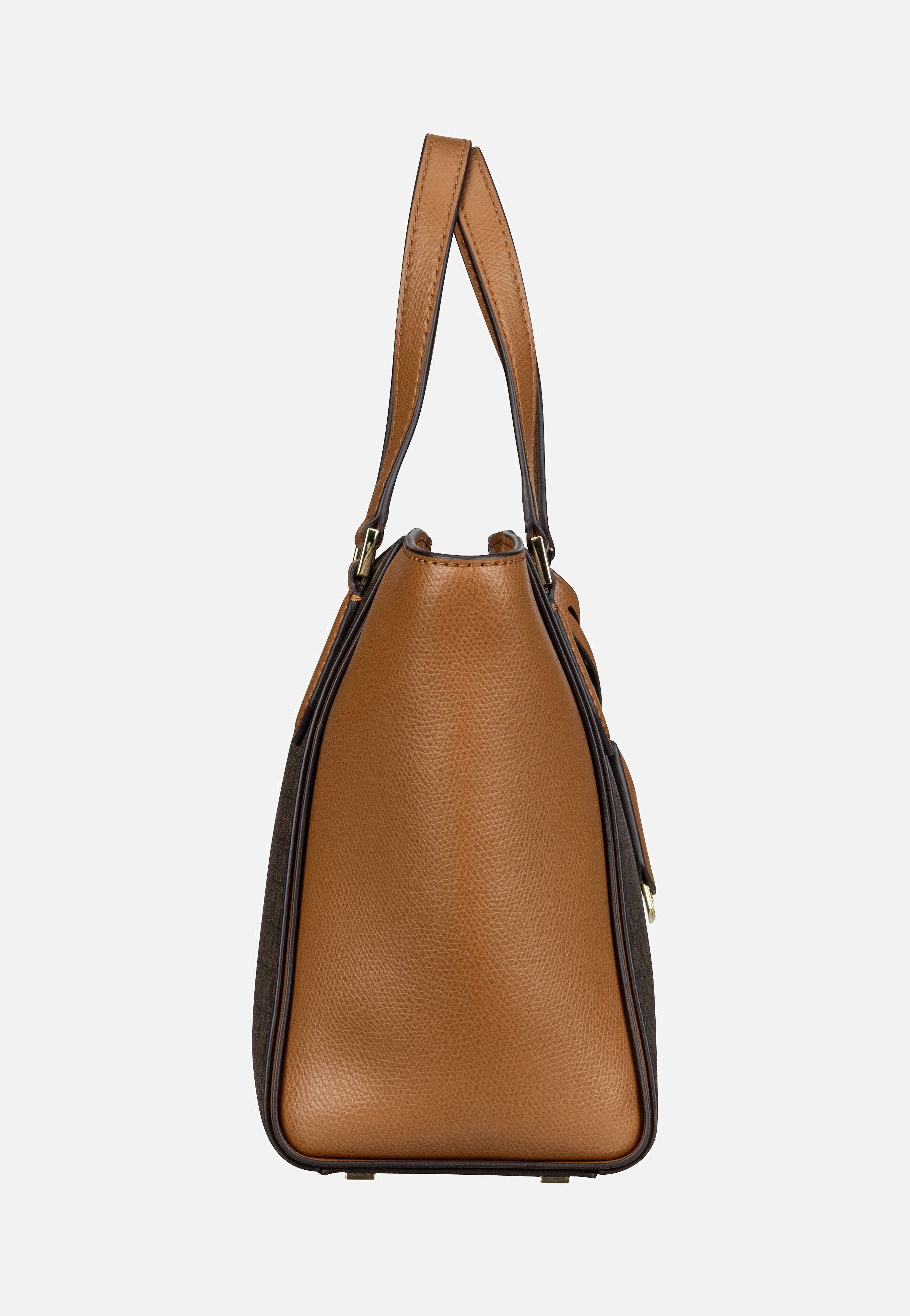 Michael Kors Taryn Small Convertible MK SIG Brown/Acorn Handle Bag