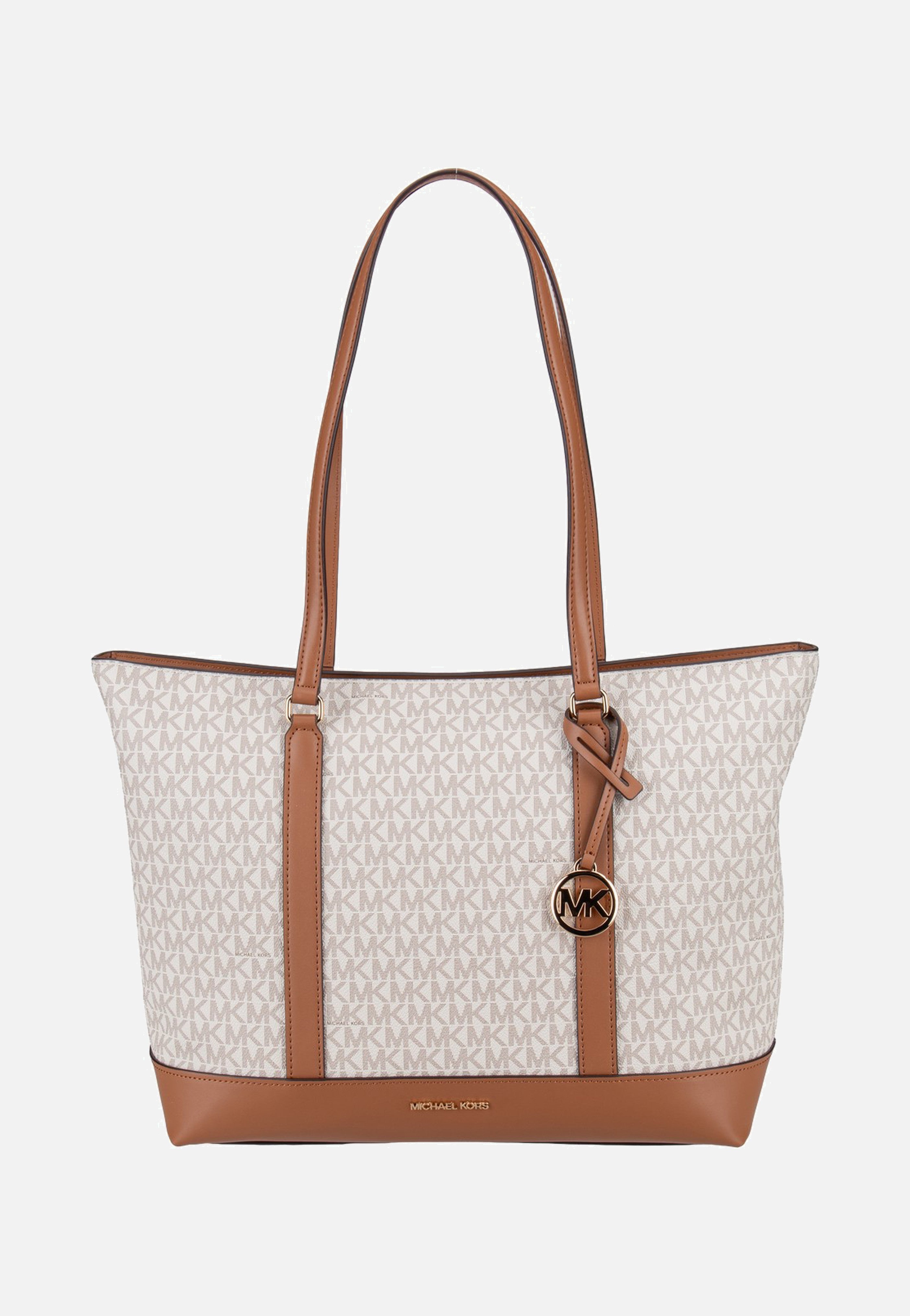 Michael Kors Andie MD NS Tote Vanilla/Acorn Shopper