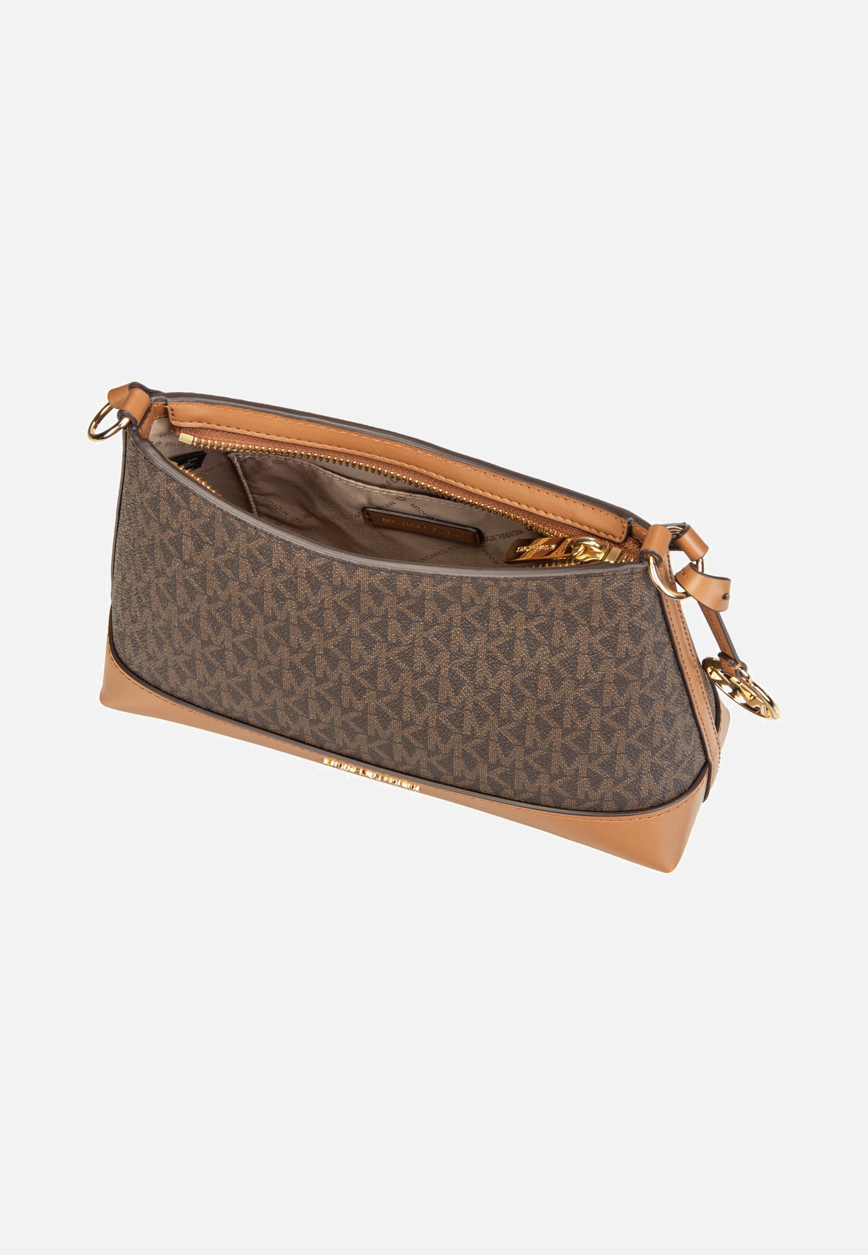 Michael Kors Andie SM TZ Xbody Brown/Acorn Crossbody Bag