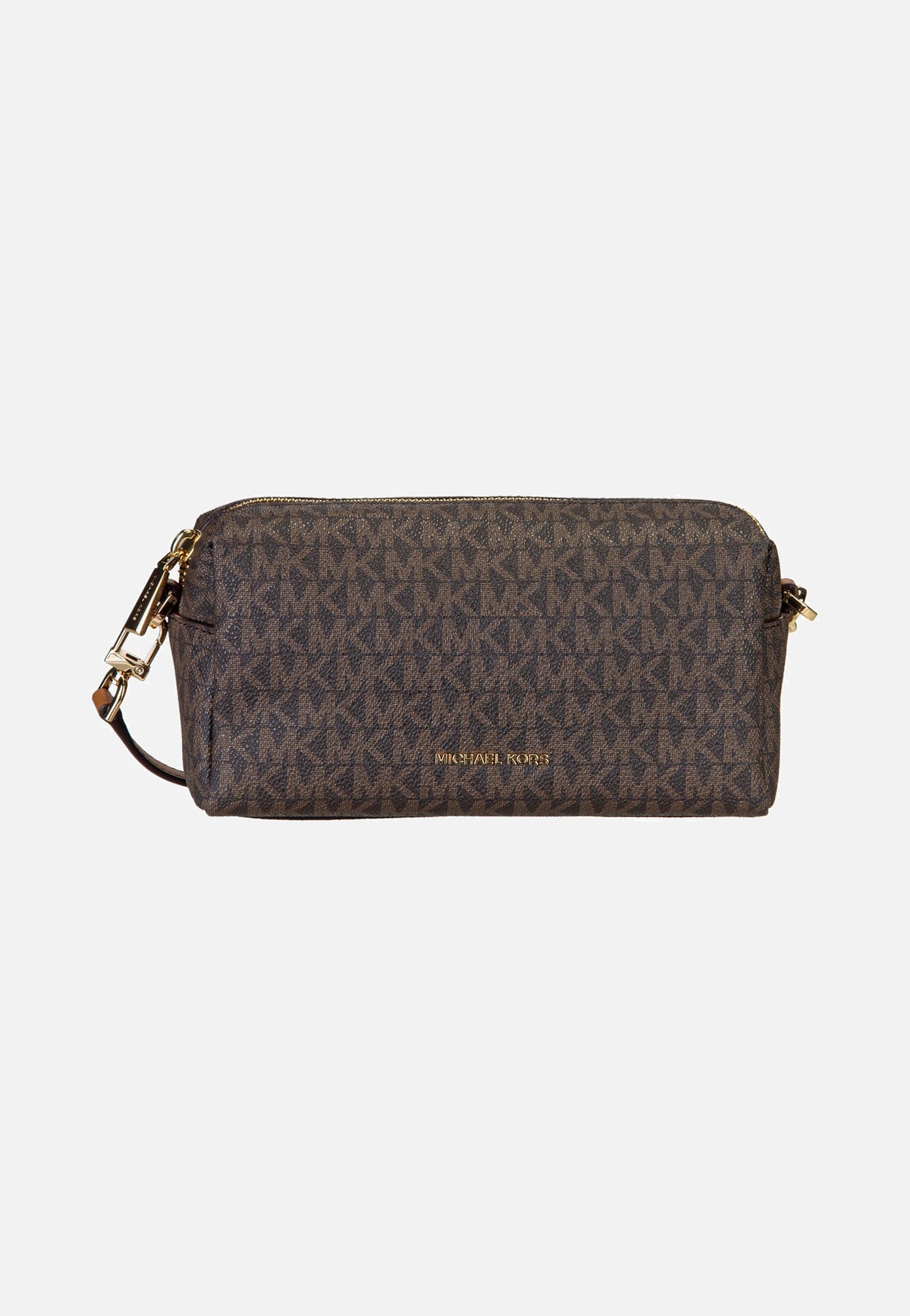 Michael Kors Bryant SM Soft Xbody W/ Chain Brown/Acorn Crossbody Bag