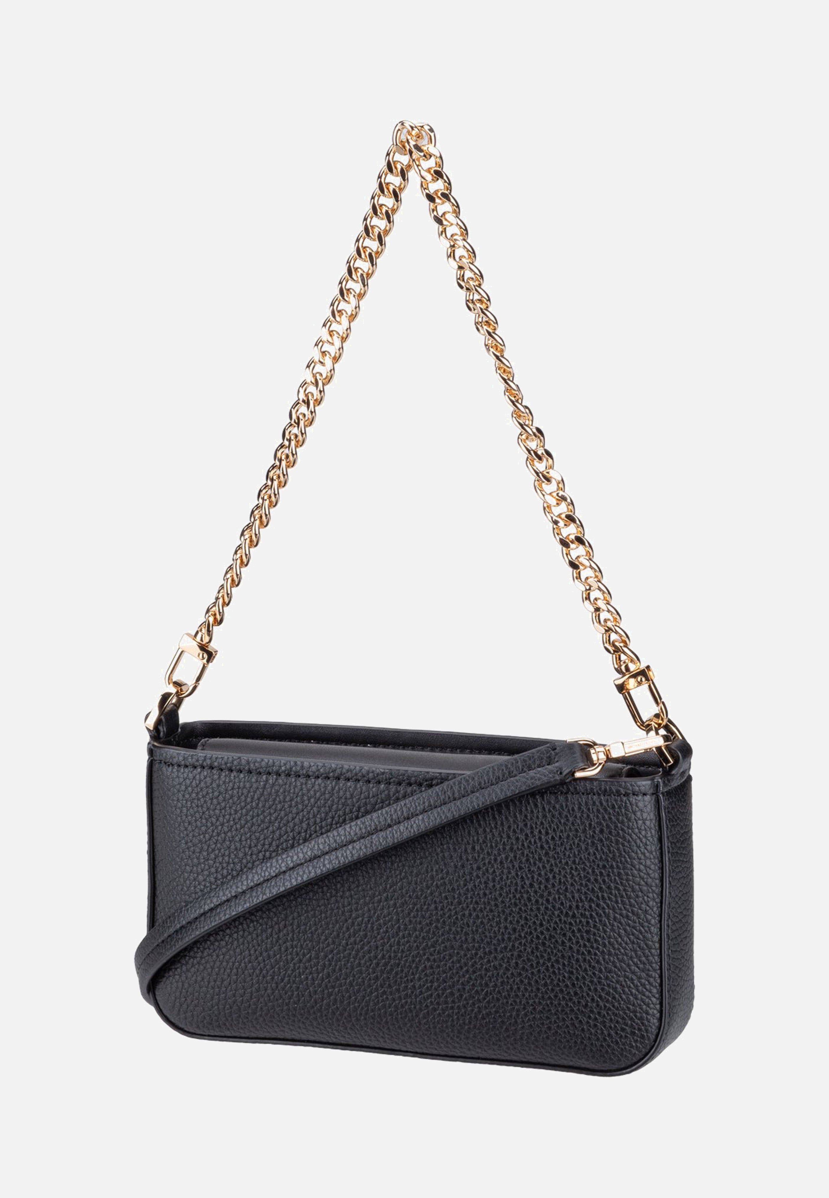 Michael Kors Bryant Small Conv Xbody Pouchette Black Evening Bag