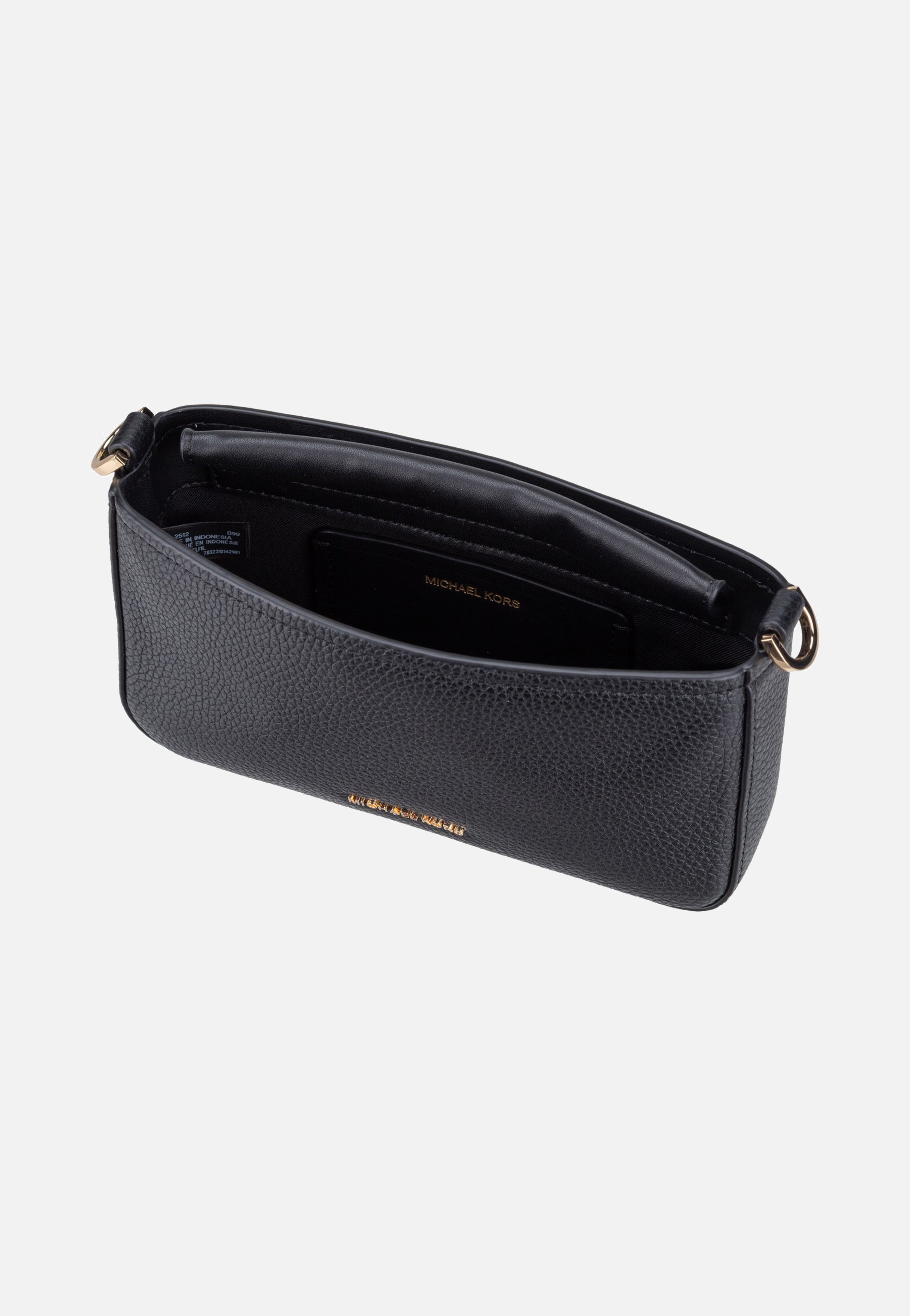 Michael Kors Bryant Small Conv Xbody Pouchette Black Evening Bag