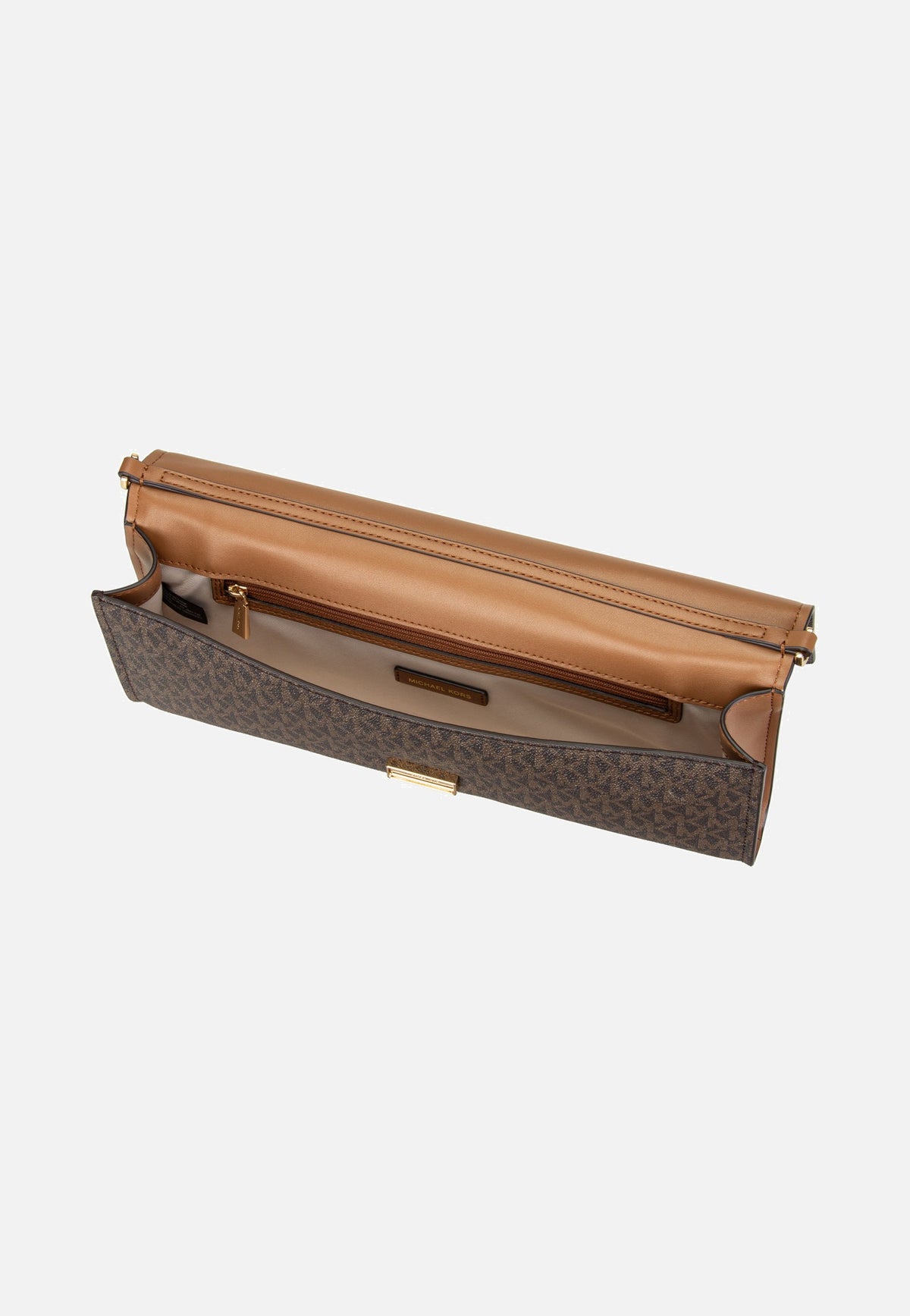 Michael Kors Hamilton Moderne Medium Ew Th Clutch Brown/Acorn Clutch