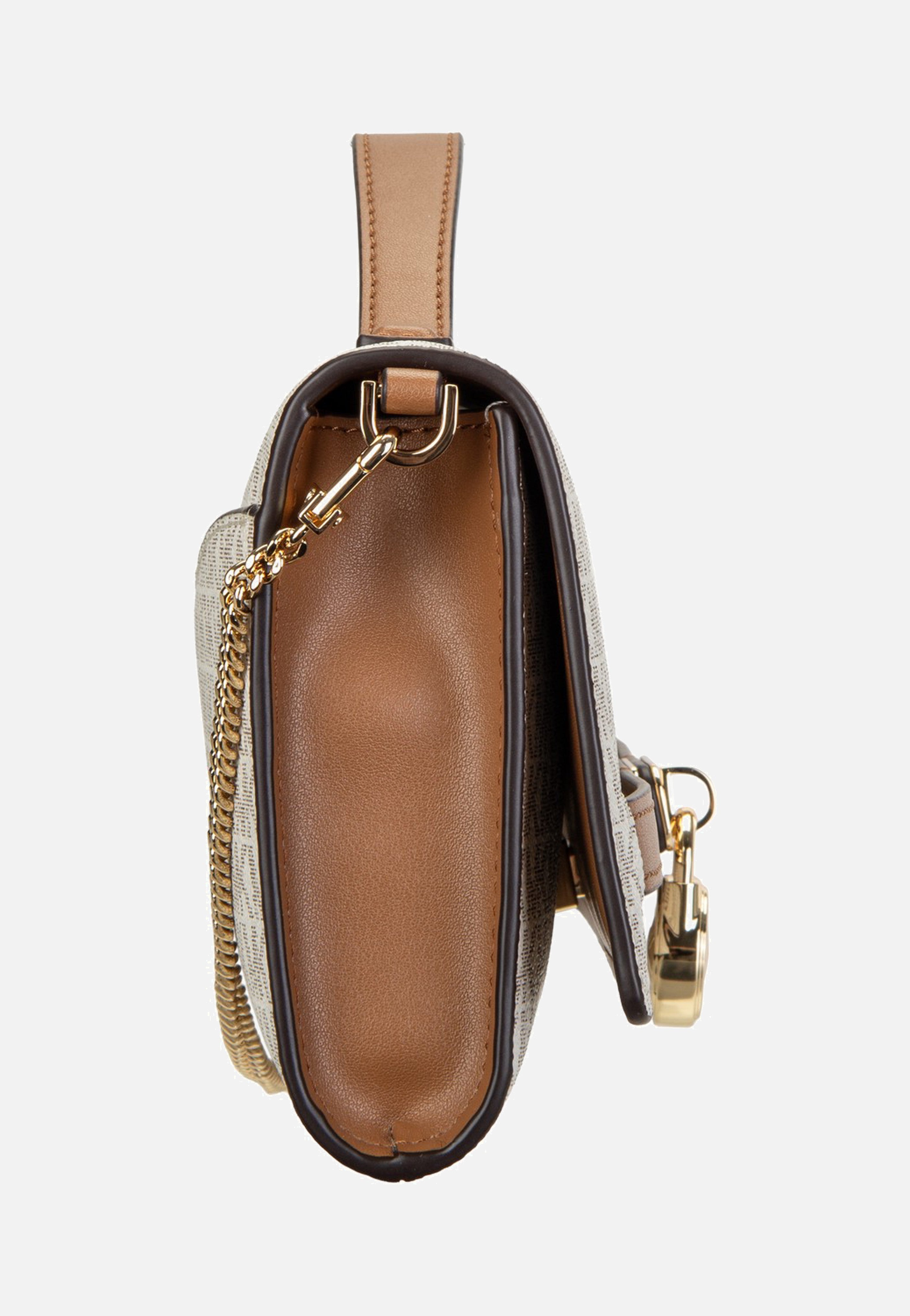 Michael Kors Hamilton Moderne Medium Ew Th Clutch Vanilla/Acorn Clutch