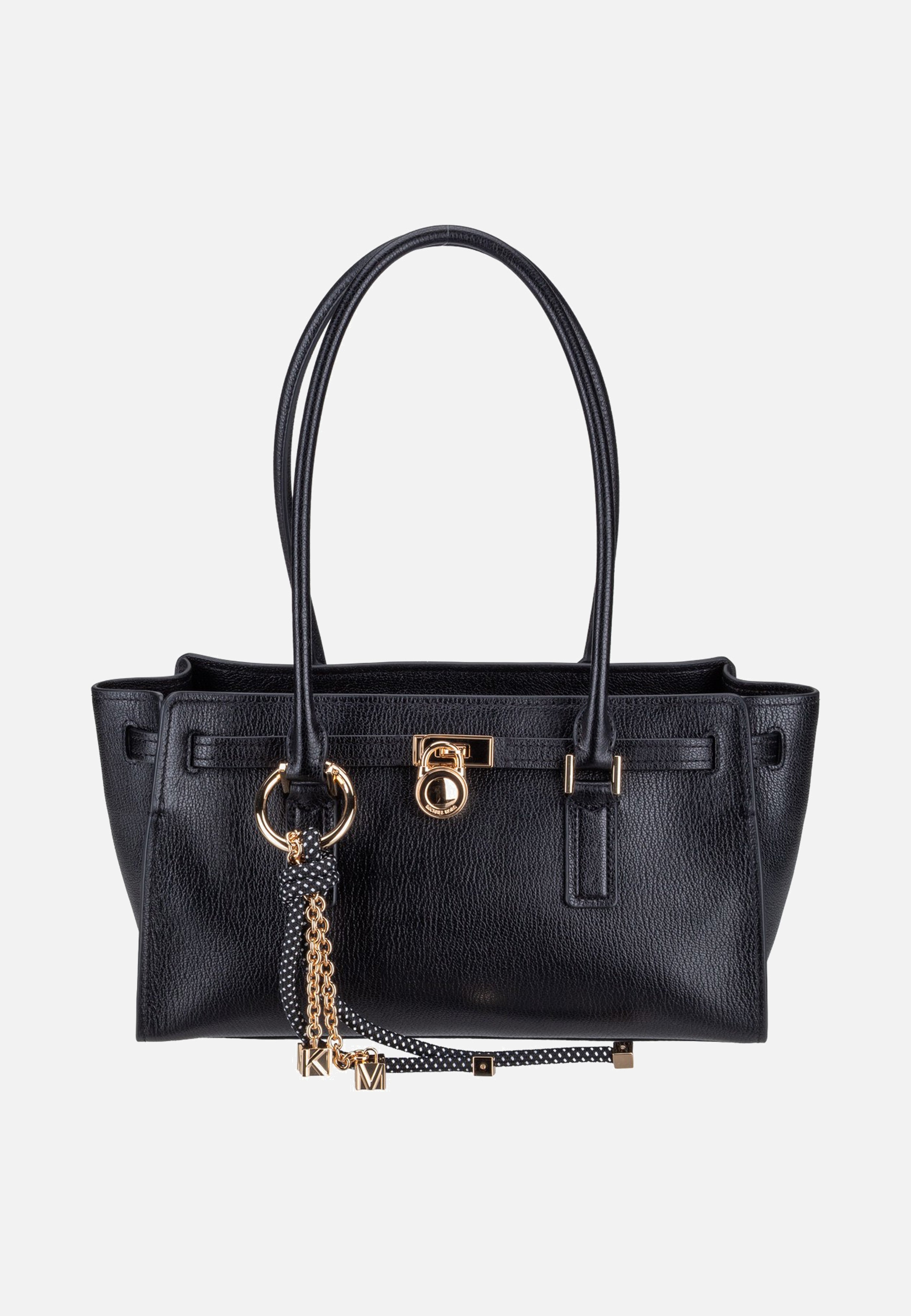 Michael Kors Hamilton Moderne SM Ew Shoulder Tote Black Borsa a tracolla