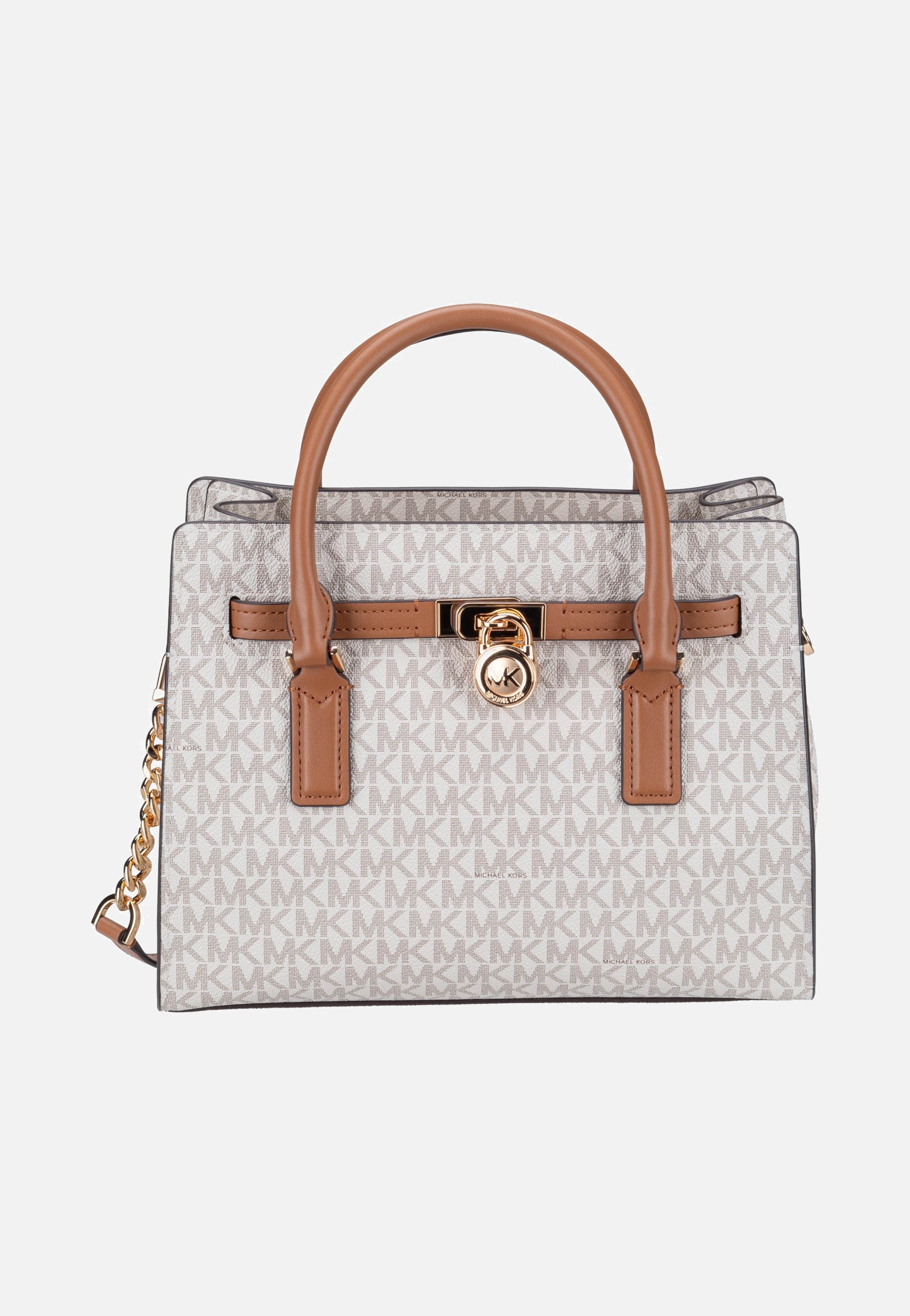 Michael Kors Hamilton Moderne SM Satchel Vanilla/Acorn Satchel