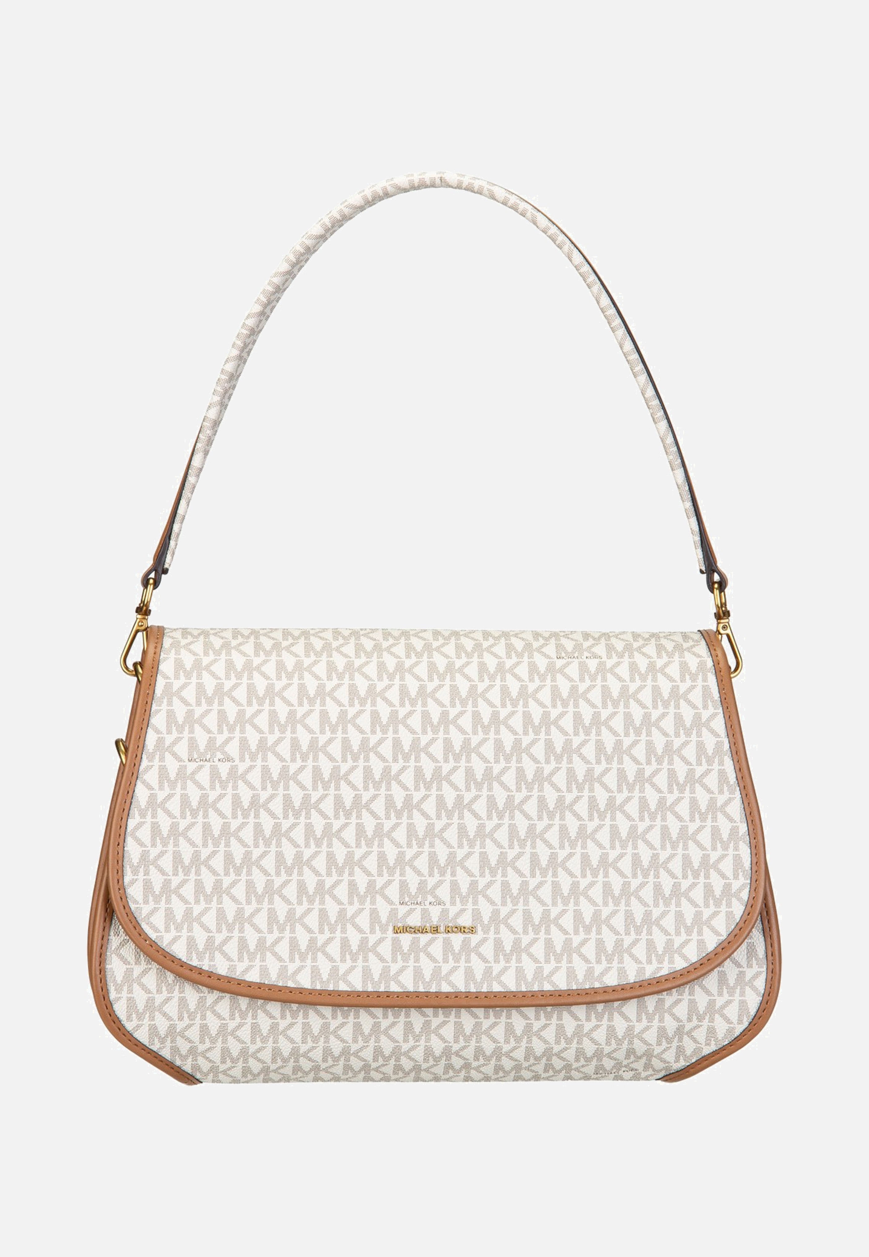 Michael Kors Holmes Medium Conv Msgr Vanilla/Acorn Messenger Bag