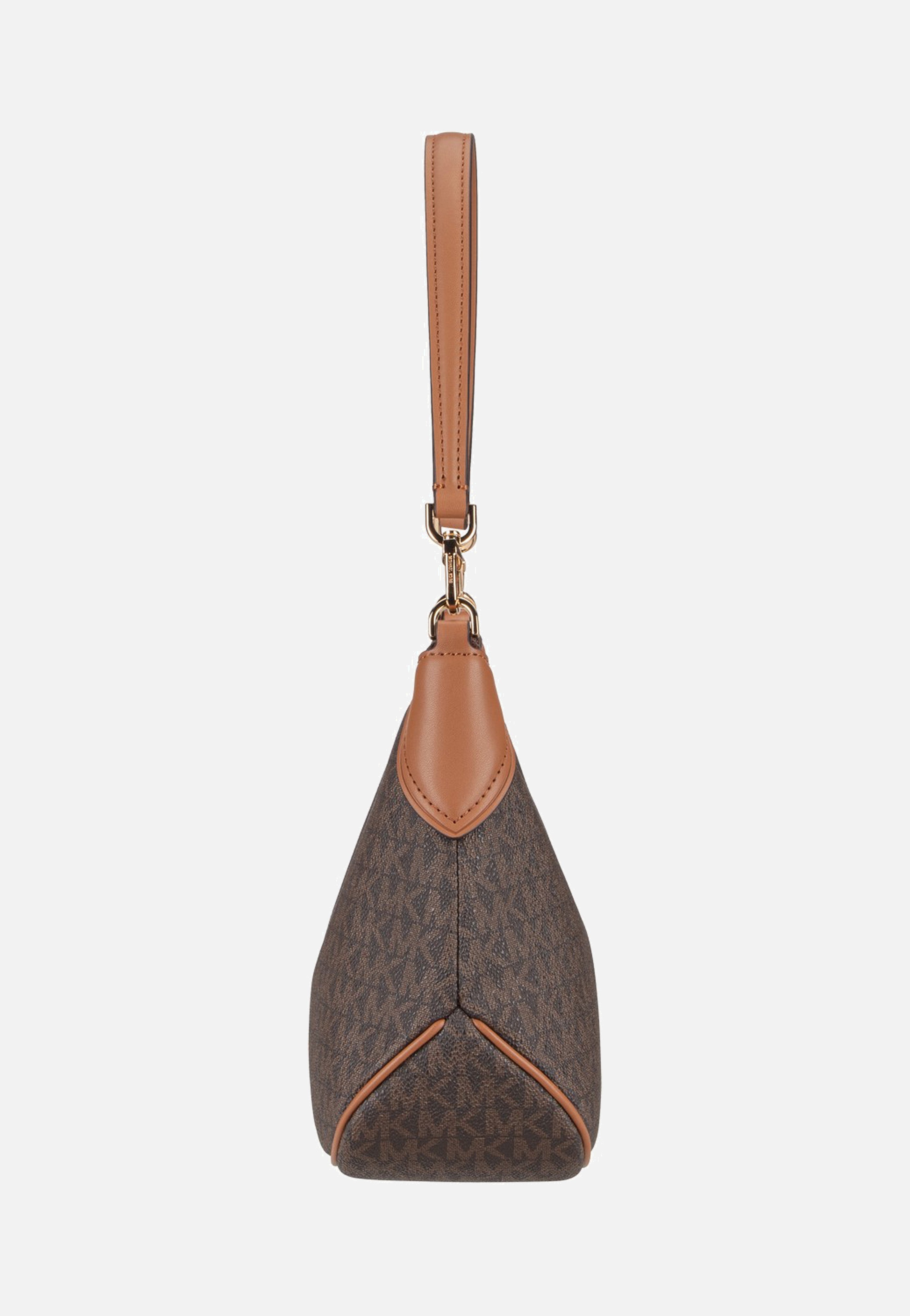 Michael Kors Jet Set MD Conv Pouchette Xbody Brown/Acorn Shoulder Bag