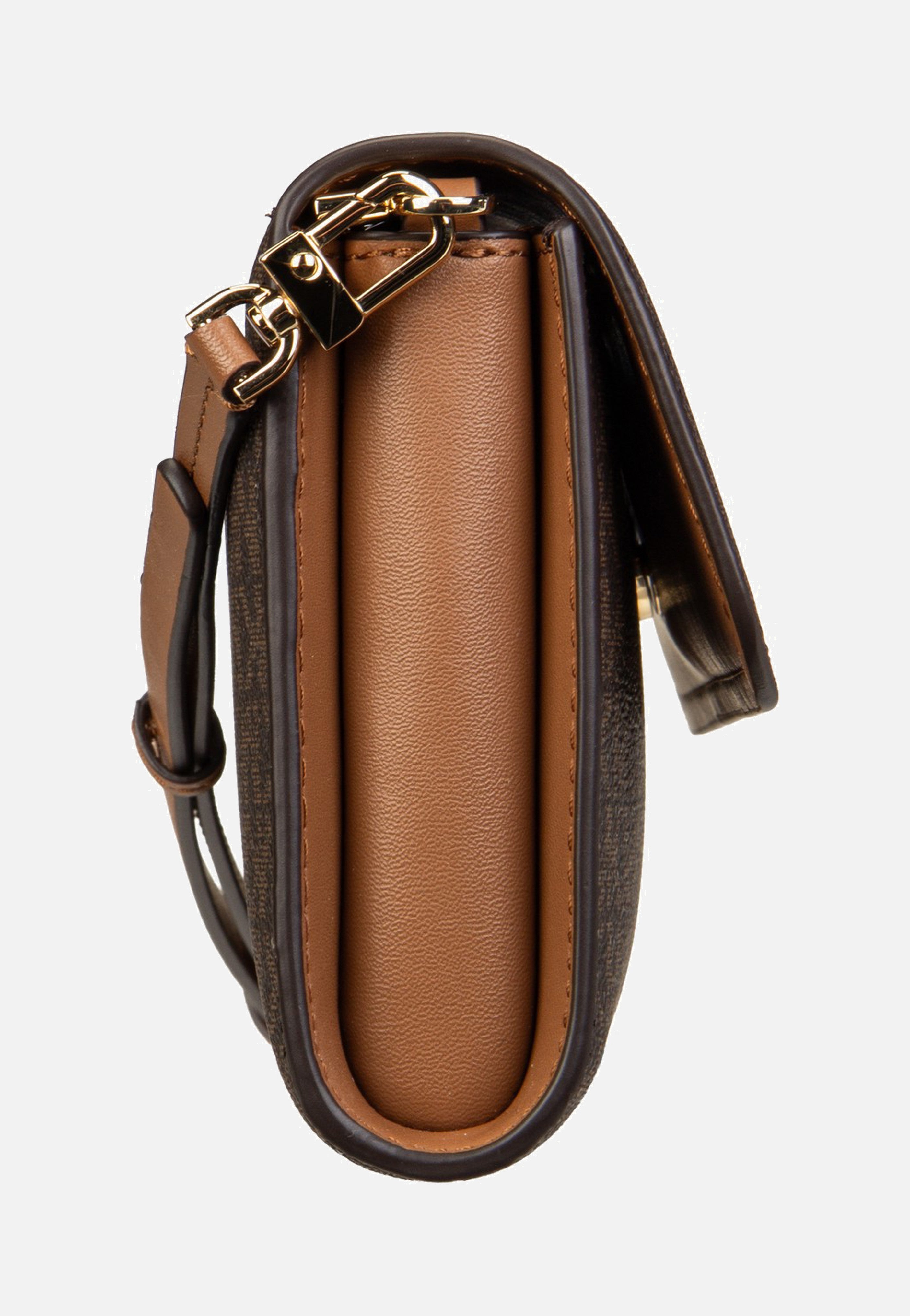 Michael Kors - Jet Set SM Ew Flap Crossbody Brown/Acorn - Evening Bag | Women-Image