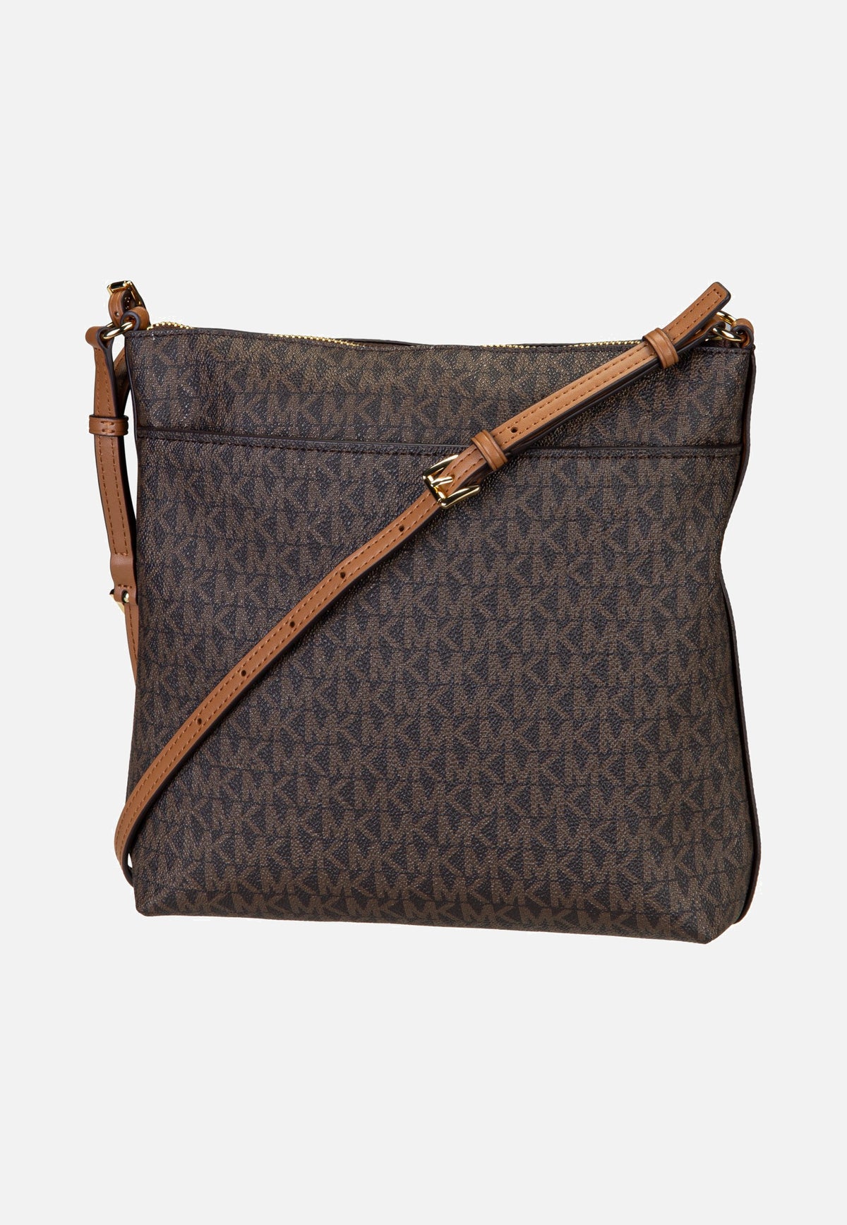 Michael Kors Jet Set Travel LG Ns Tz Xbody Brown/Acorn Schoudertas